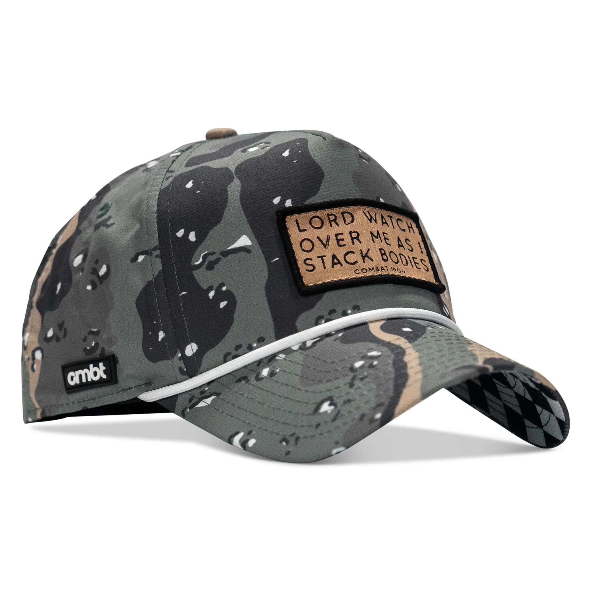 Lord Watch Over Me As I Stack Bodies (Tan) Patch Waterproof Weekender Snapback - Image 9