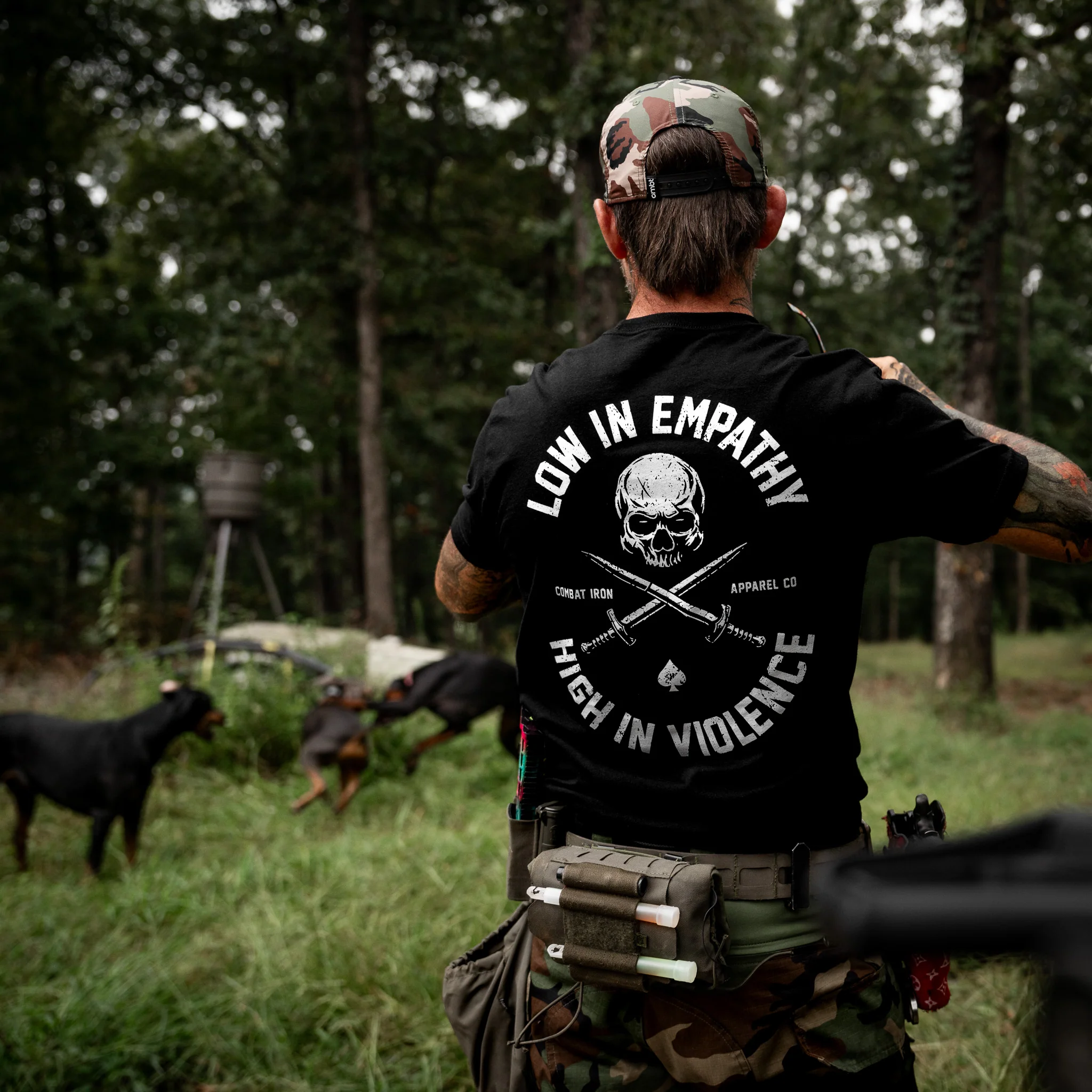 Low In Empathy High In Violence Men's T-Shirt - Image 4