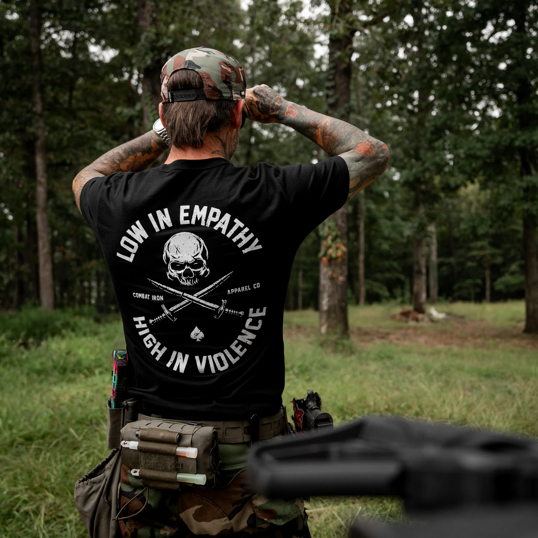Low In Empathy High In Violence Men's T-Shirt - Image 7