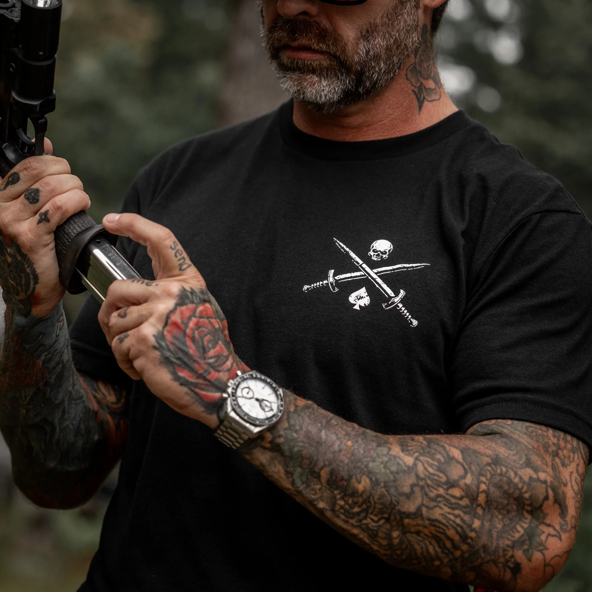 Low In Empathy High In Violence Men's T-Shirt - Image 8