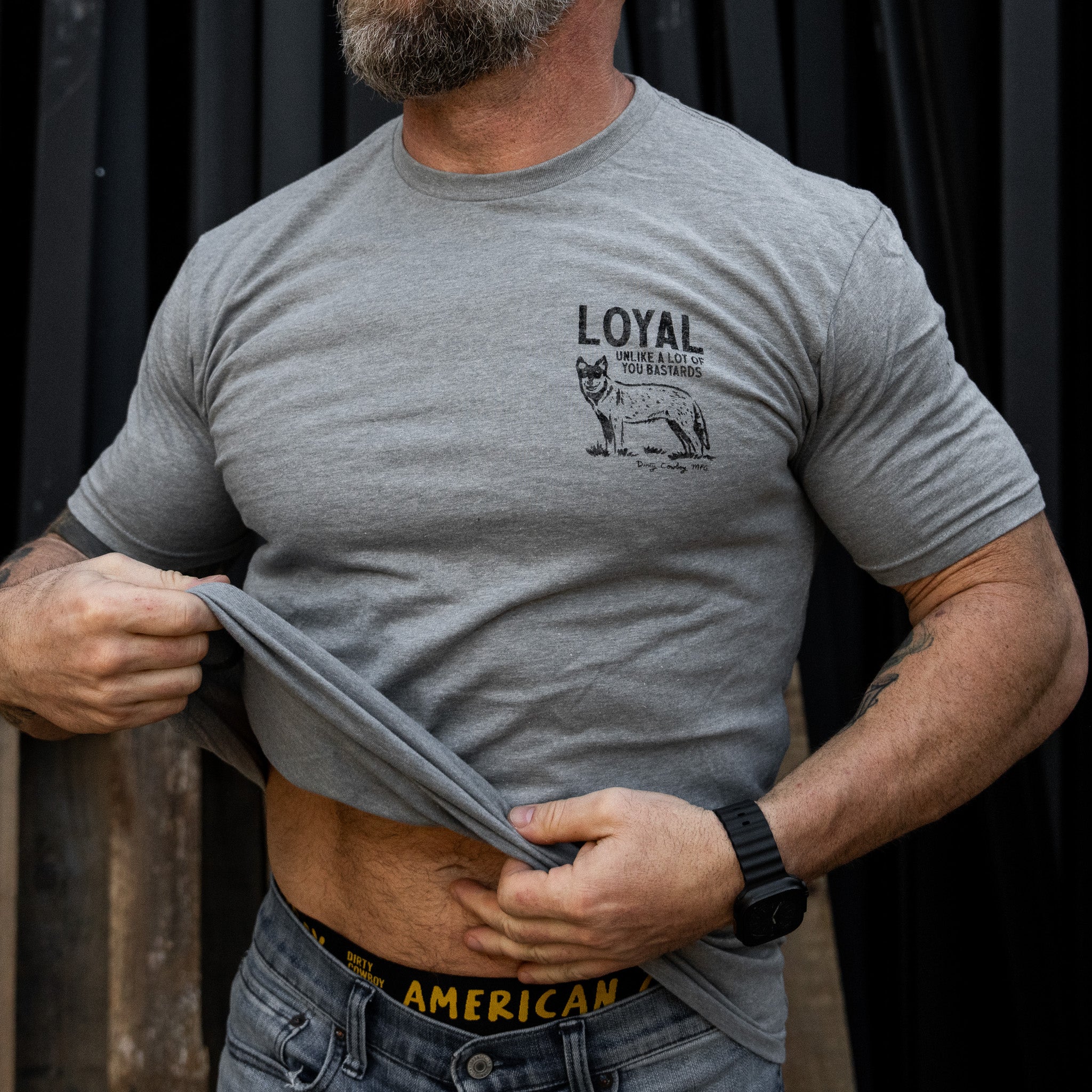 Loyal Unlike A Lot Of You Bastards Dog Men's T-Shirt - Image 10