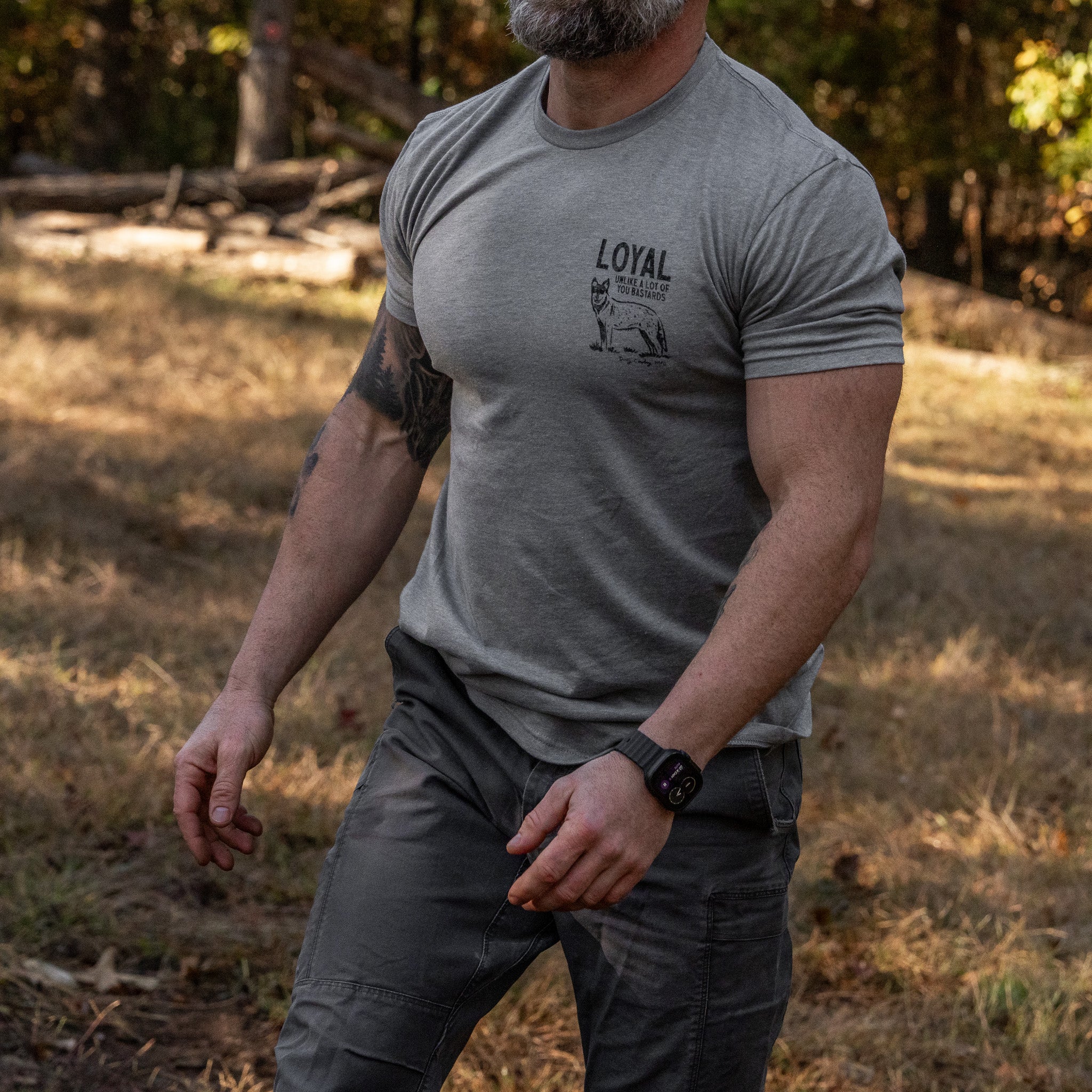Loyal Unlike A Lot Of You Bastards Dog Men's T-Shirt - Image 8