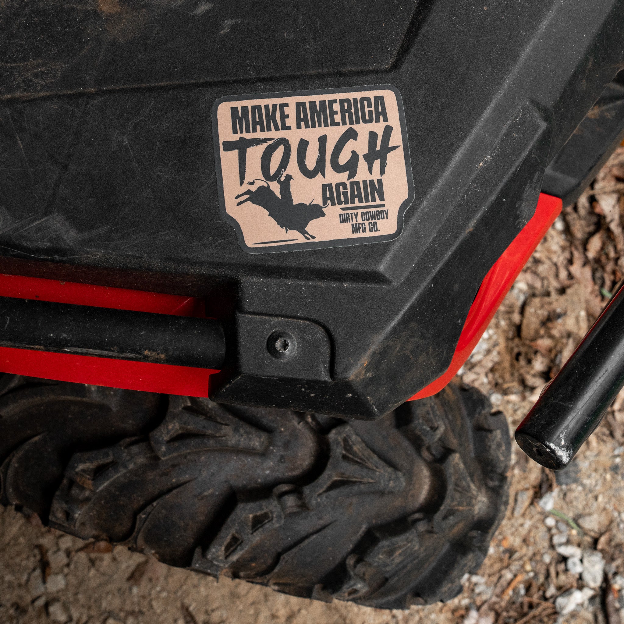 Make American Tough Again Decal Sticker - Image 3