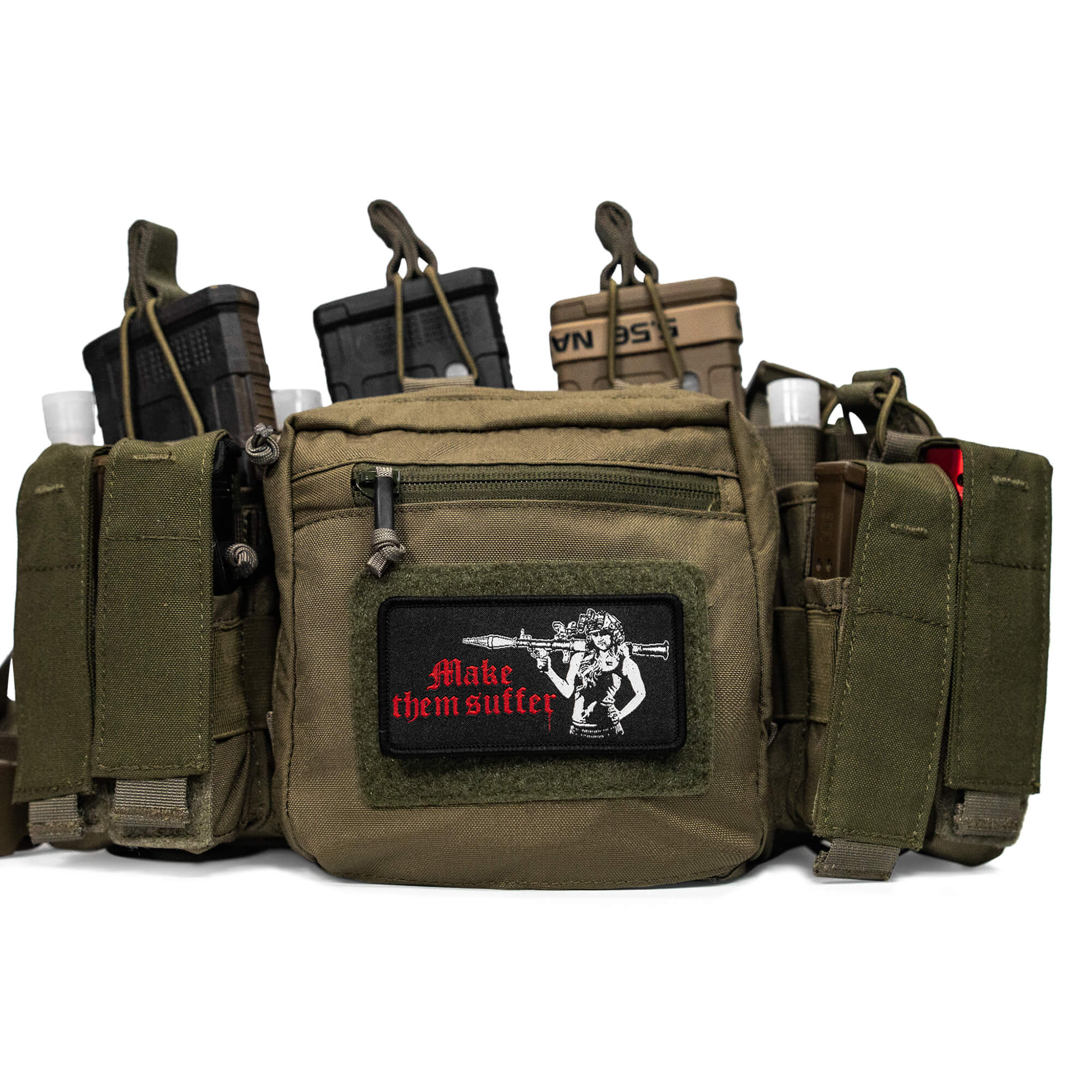 Make Them Suffer Embroidered Velcro Patch - Image 3