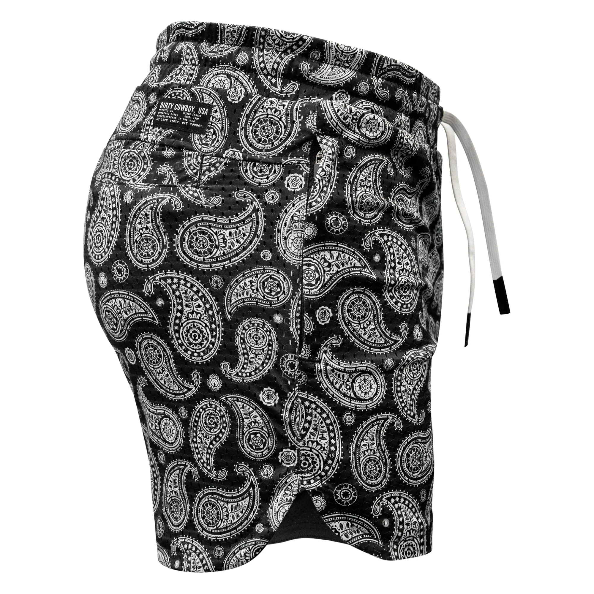 Men’s Double-Layer Mesh Training Shorts — 5" Inseam - Image 3