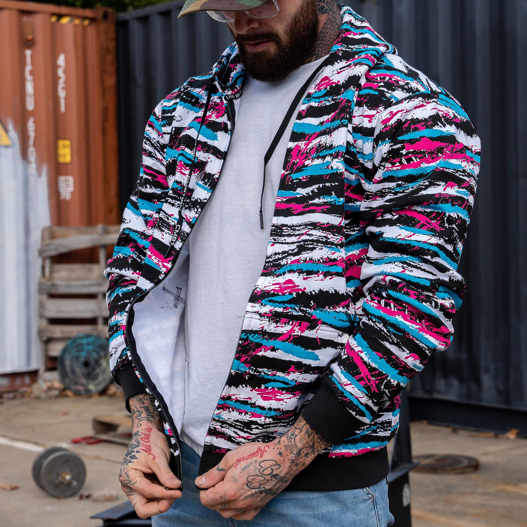 Men's Fleece Lined Zip Up Hoodie - Image 46