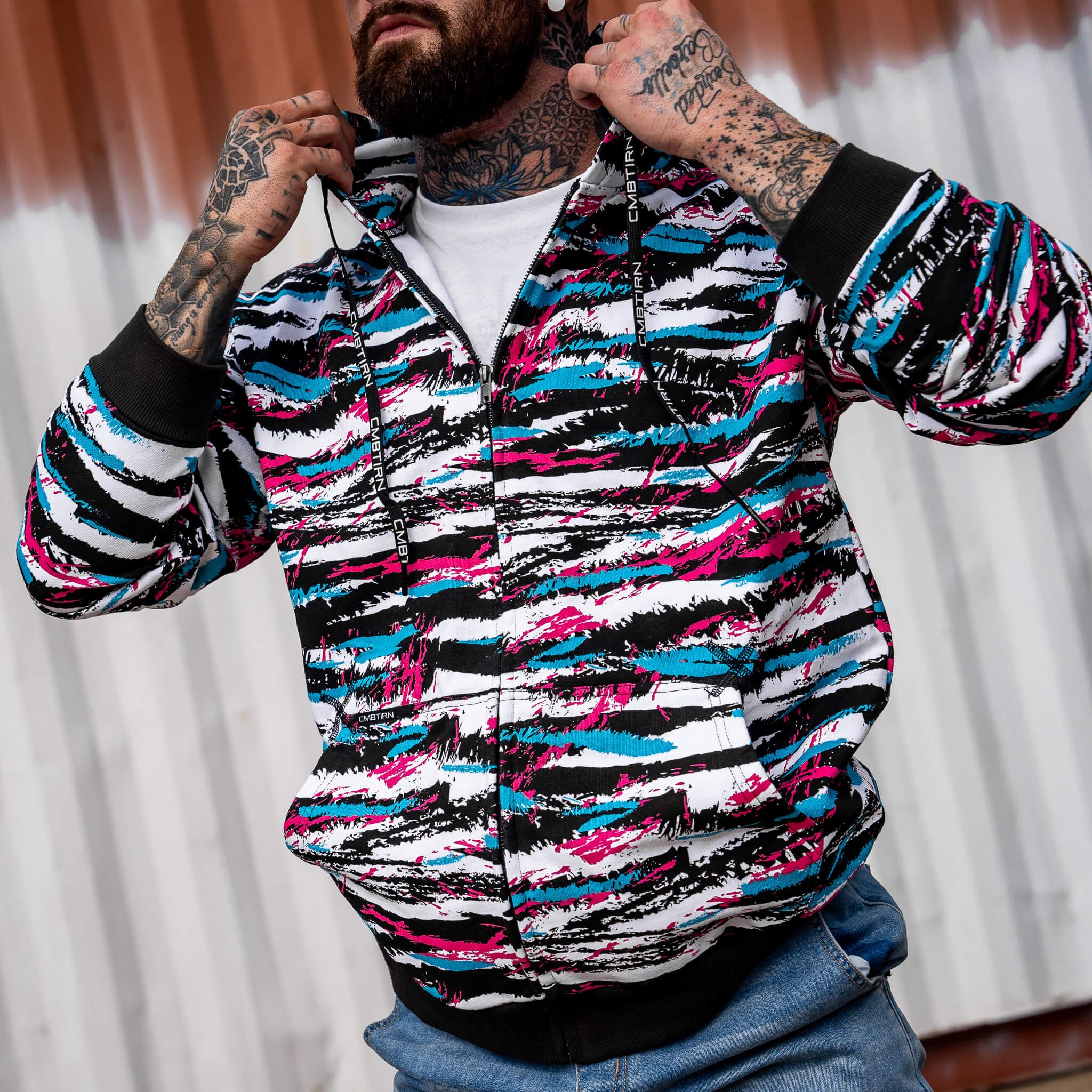 Men's Fleece Lined Zip Up Hoodie - Image 49
