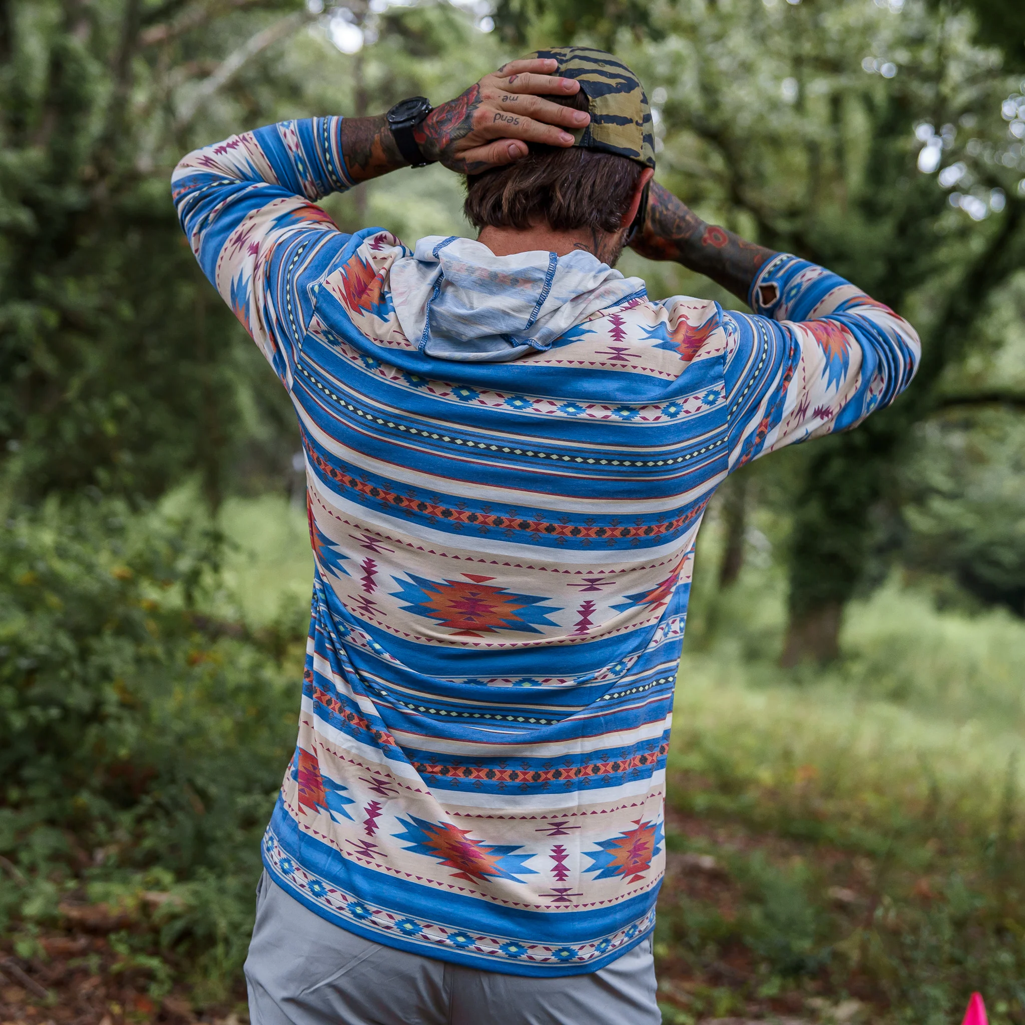 Men's Outdoors Long Sleeve Performance Hoodie - Image 18