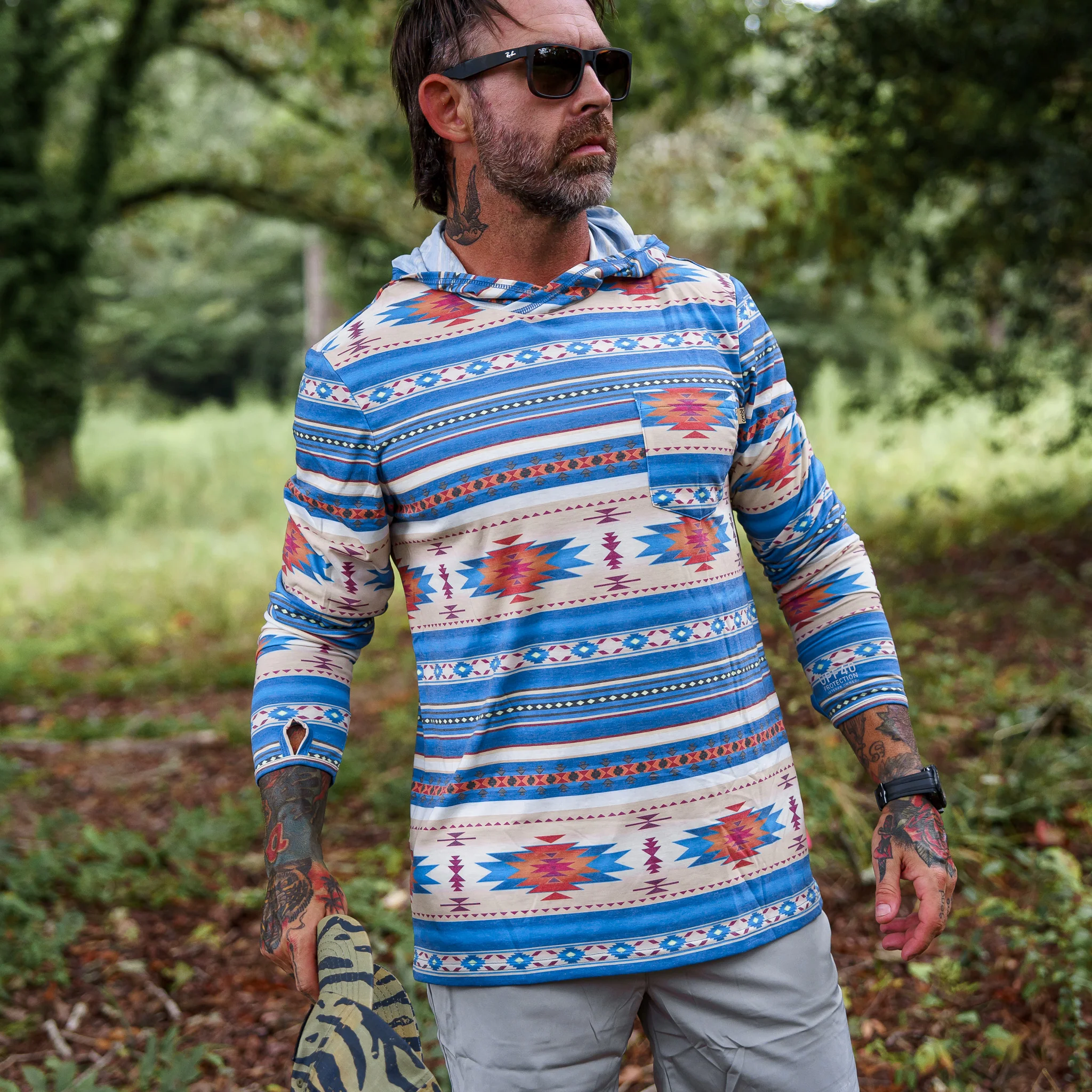 Men's Outdoors Long Sleeve Performance Hoodie - Image 20