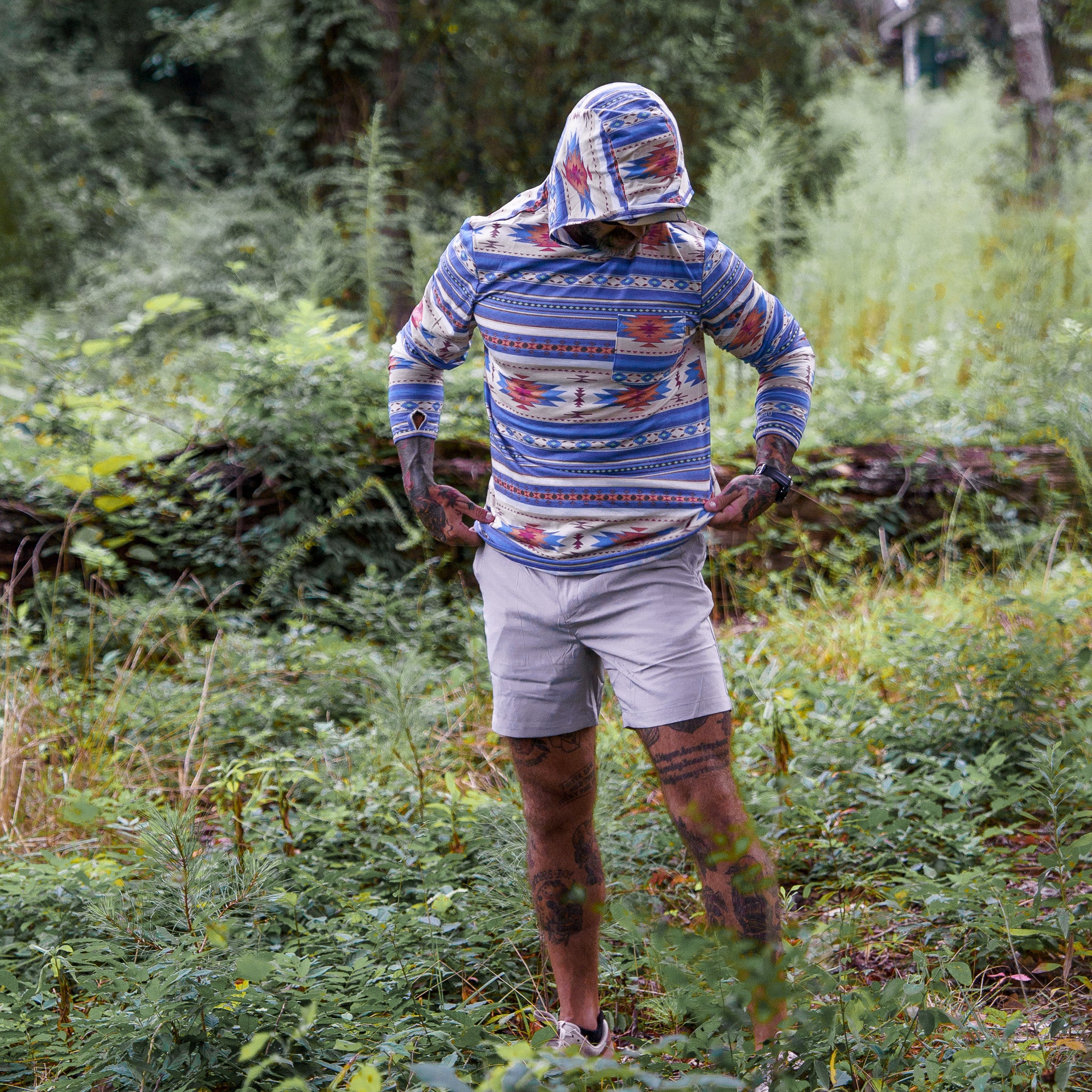 Men's Outdoors Long Sleeve Performance Hoodie - Image 22