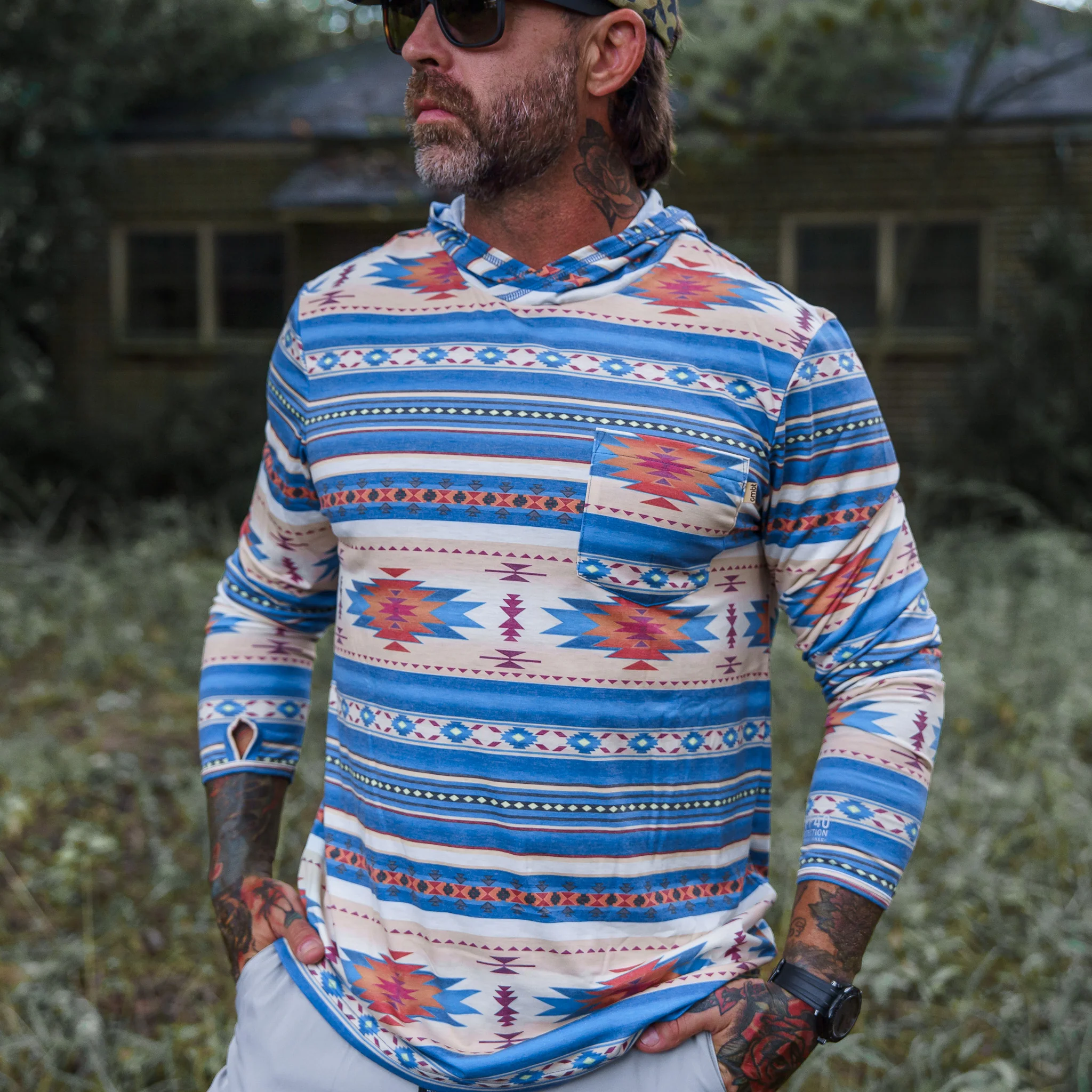 Men's Outdoors Long Sleeve Performance Hoodie - Image 24