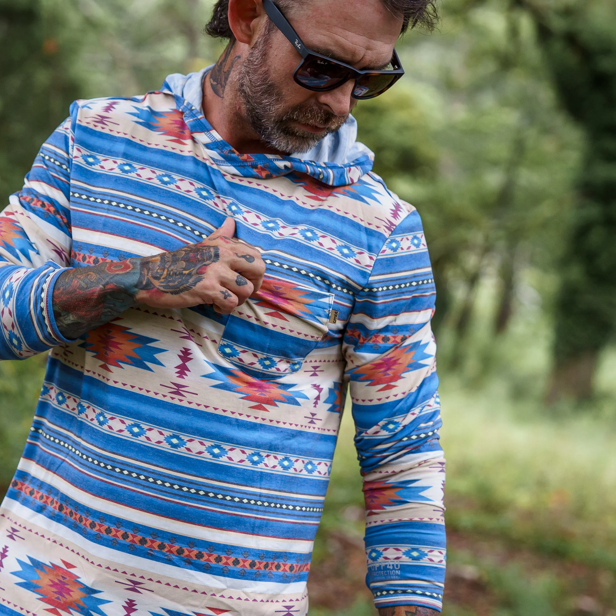 Men's Outdoors Long Sleeve Performance Hoodie - Image 25