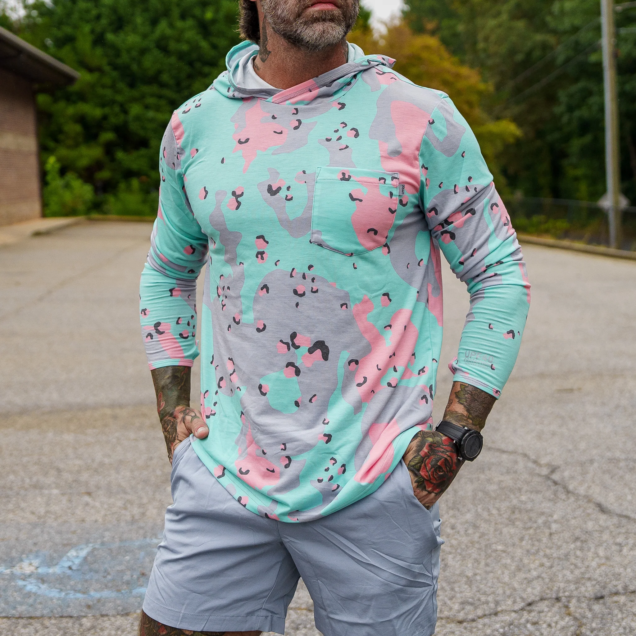 Men's Outdoors Long Sleeve Performance Hoodie - Image 43