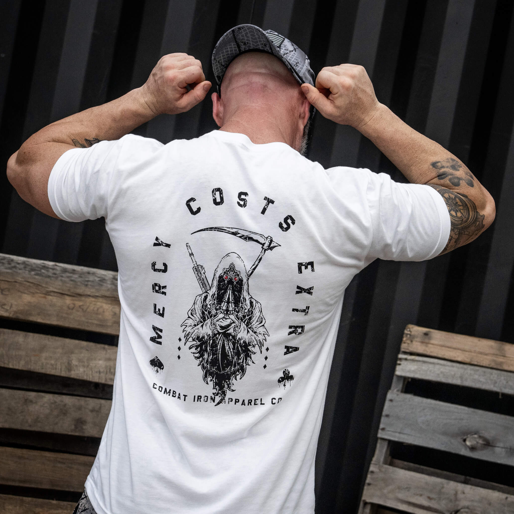 Mercy Costs Extra Men's T-Shirt - Image 9