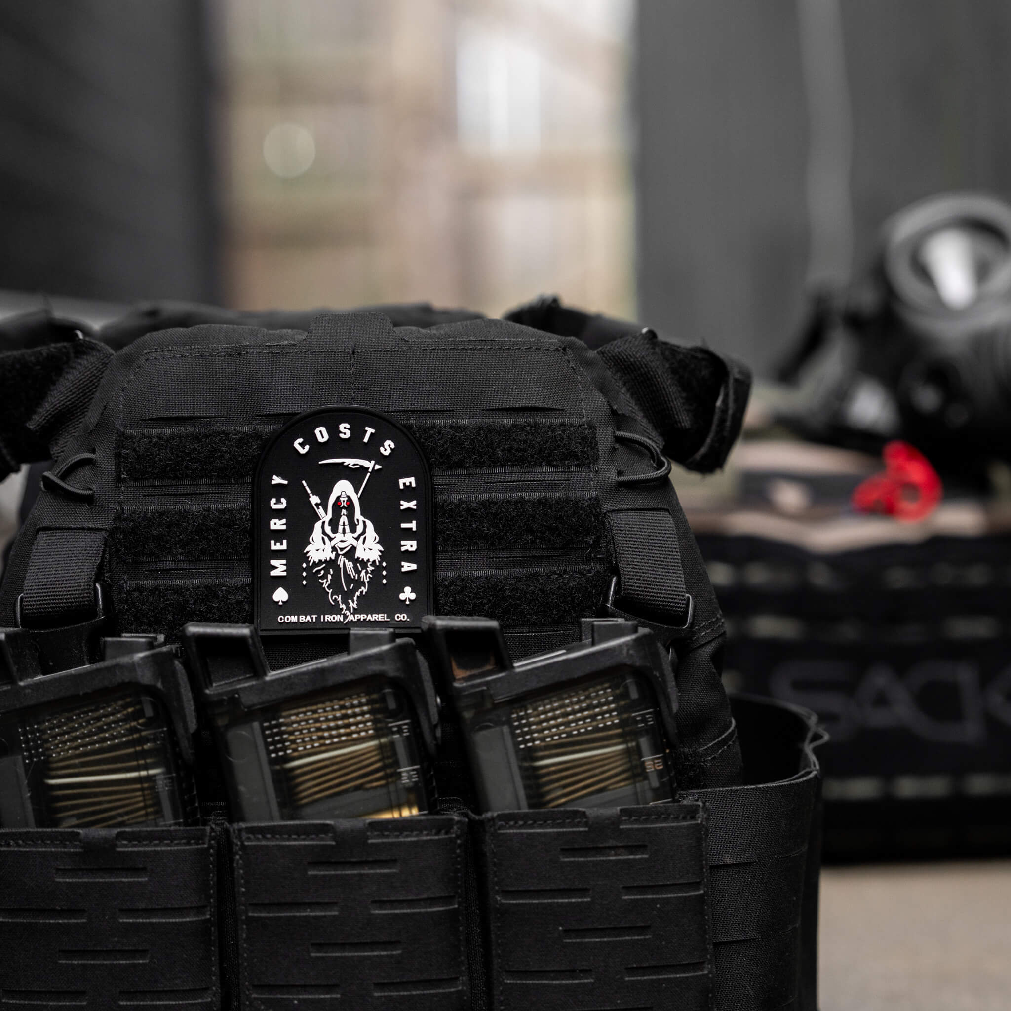 Mercy Costs Extra PVC Velcro Patch - Image 3