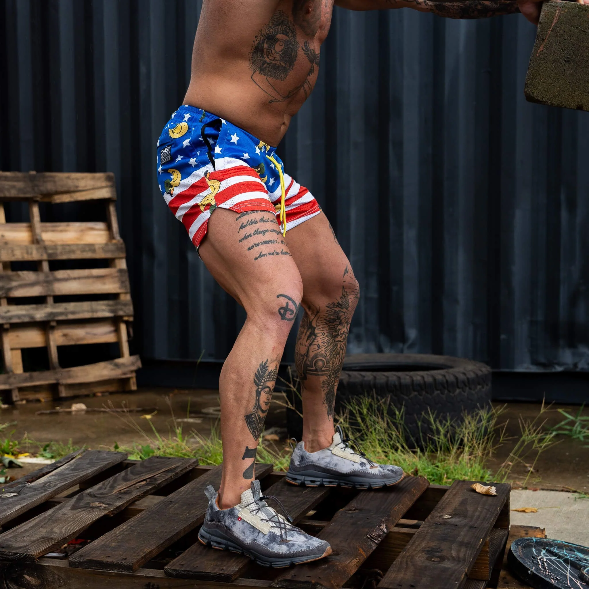 Mid Thigh Mesh Training / Lifestyle Shorts | 5" - Image 114