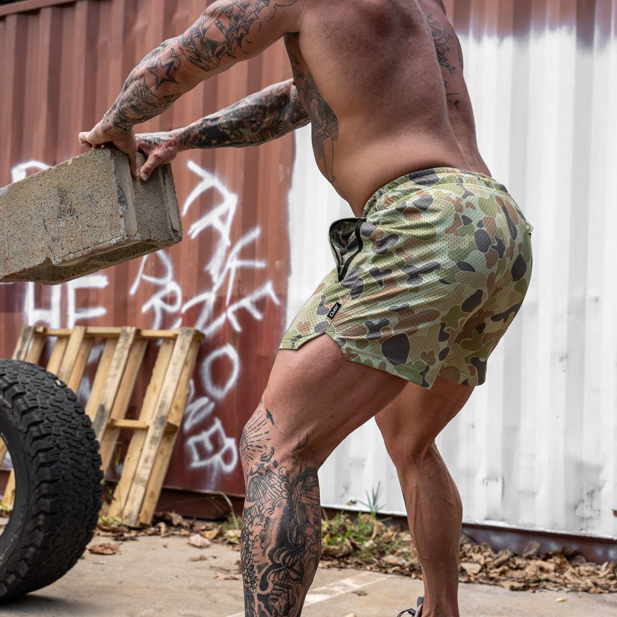 Mid Thigh Mesh Training / Lifestyle Shorts | 5" - Image 127