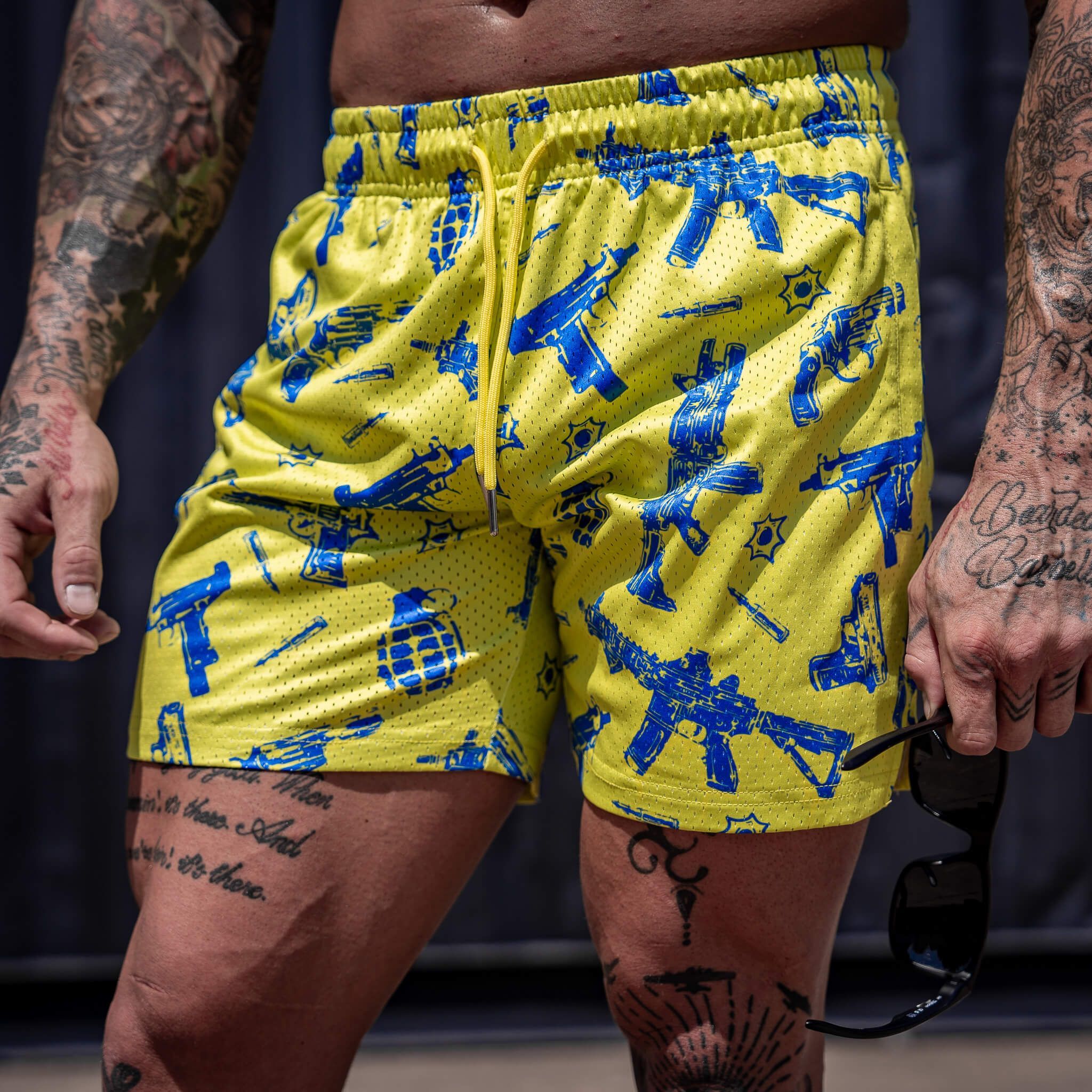 Mid Thigh Mesh Training / Lifestyle Shorts | 5" - Image 133