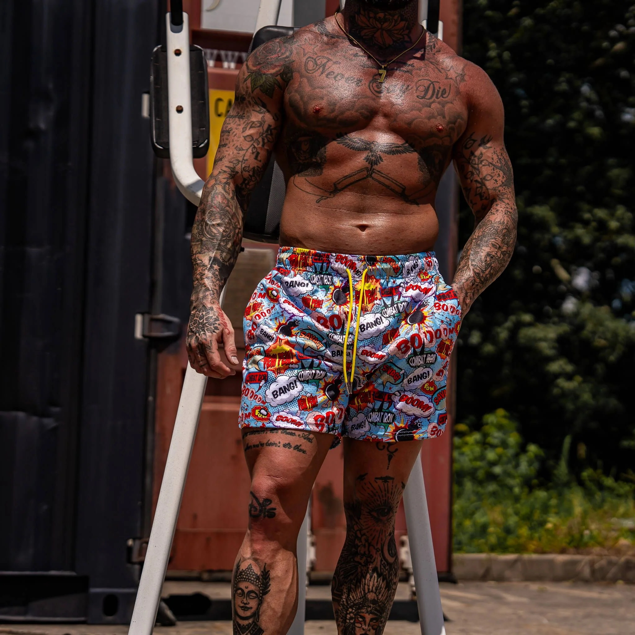 Mid Thigh Mesh Training / Lifestyle Shorts | 5" - Image 151