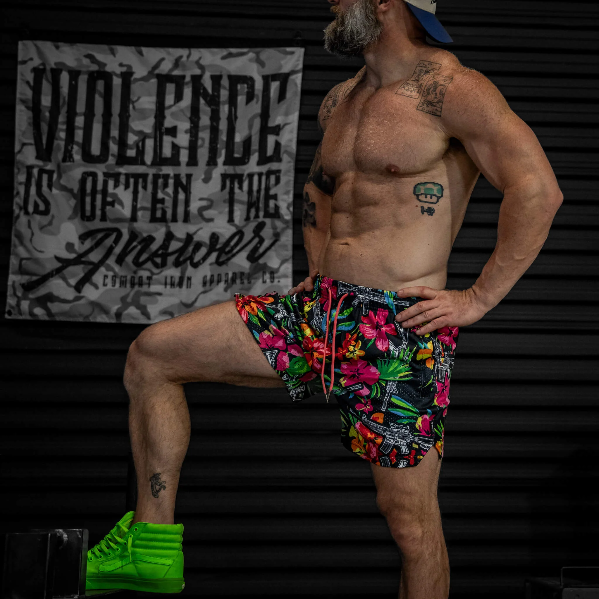 Mid Thigh Mesh Training / Lifestyle Shorts | 5" - Image 200