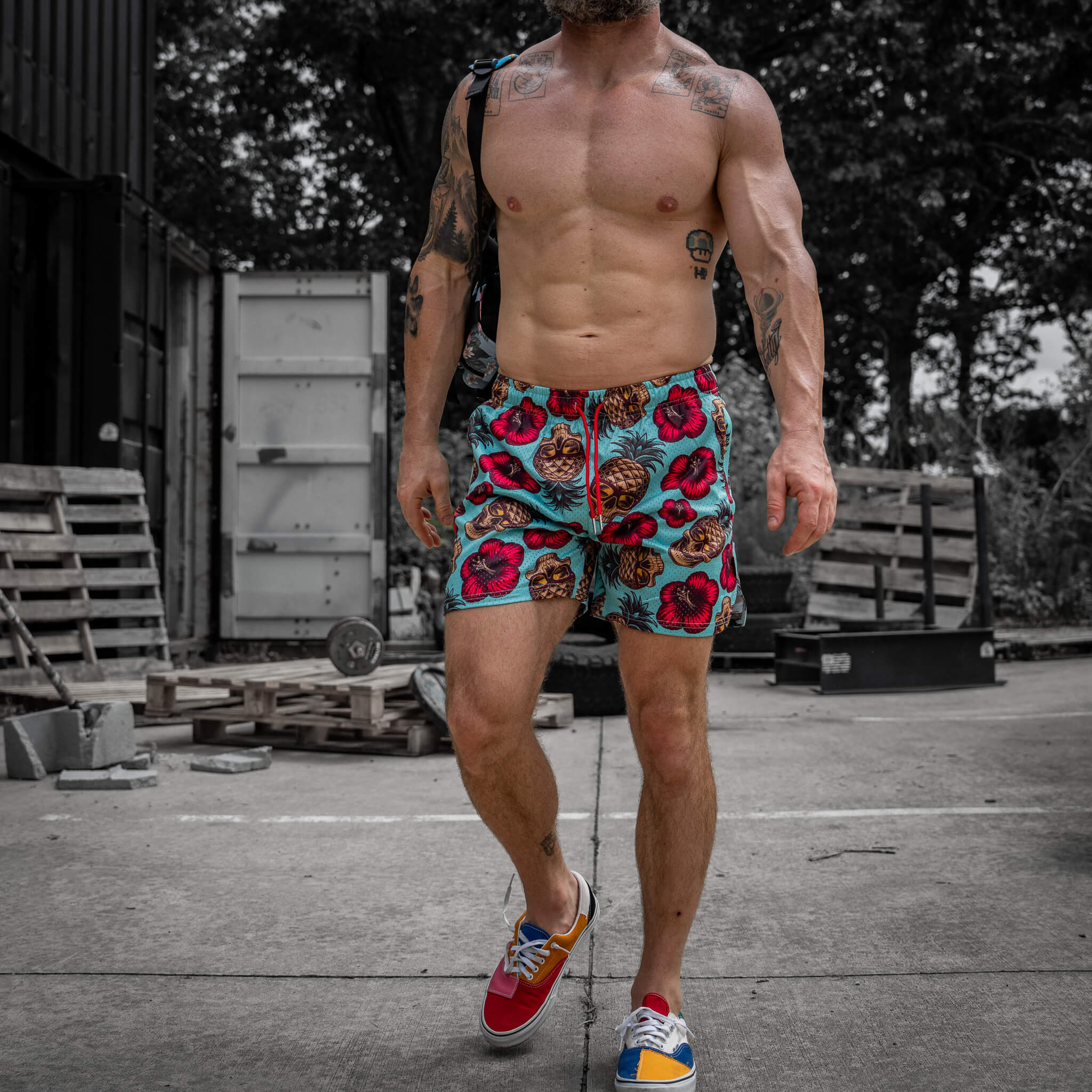 Mid Thigh Mesh Training / Lifestyle Shorts | 5" - Image 207