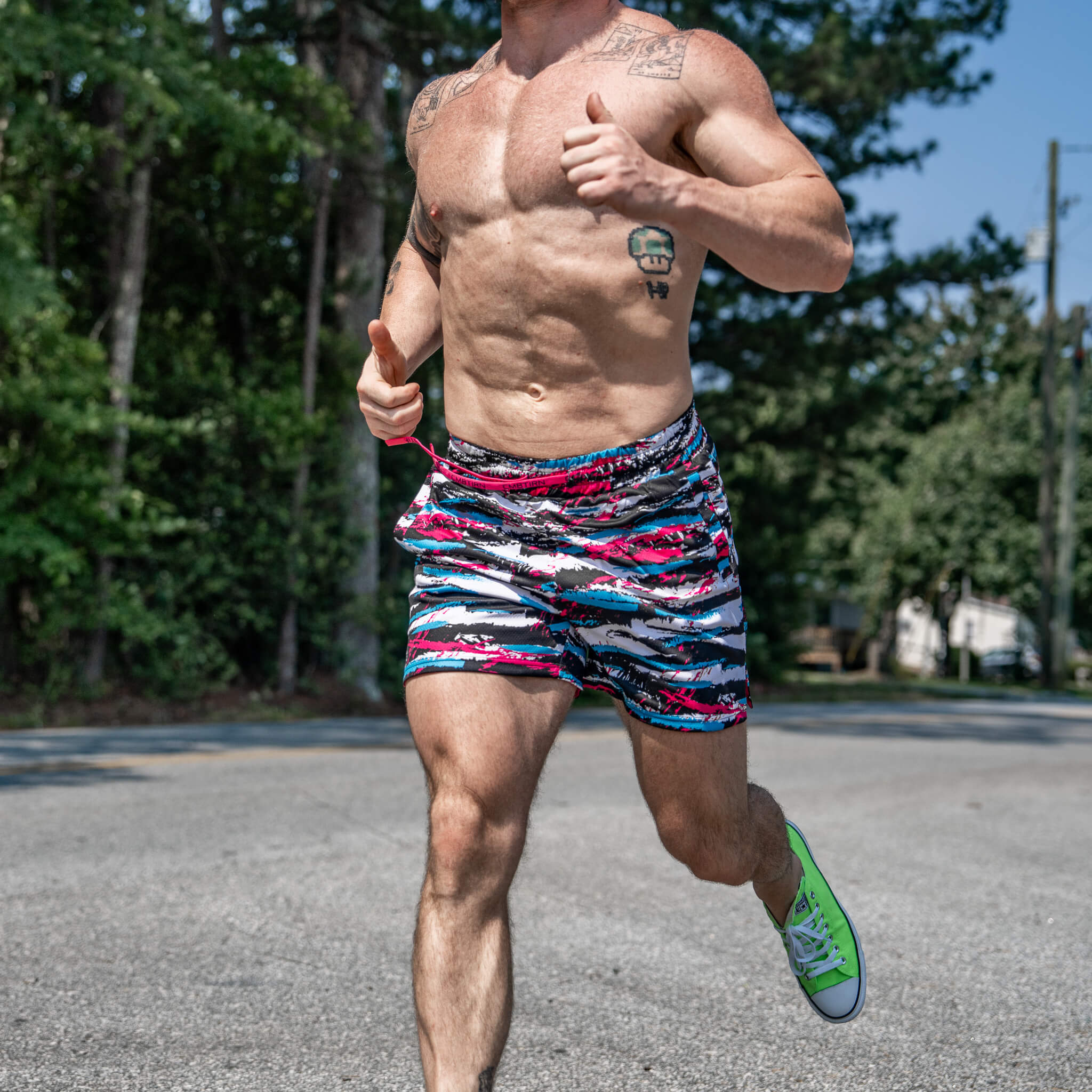 Mid Thigh Mesh Training / Lifestyle Shorts | 5" - Image 217
