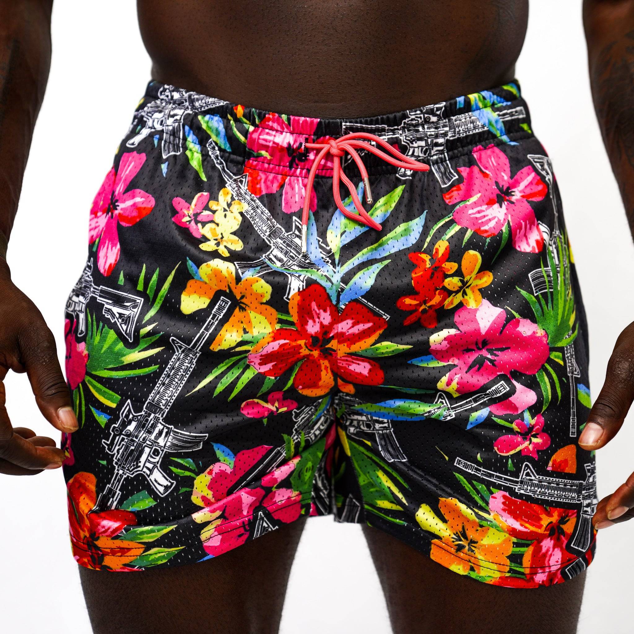 Mid Thigh Mesh Training / Lifestyle Shorts | 5" - Image 50