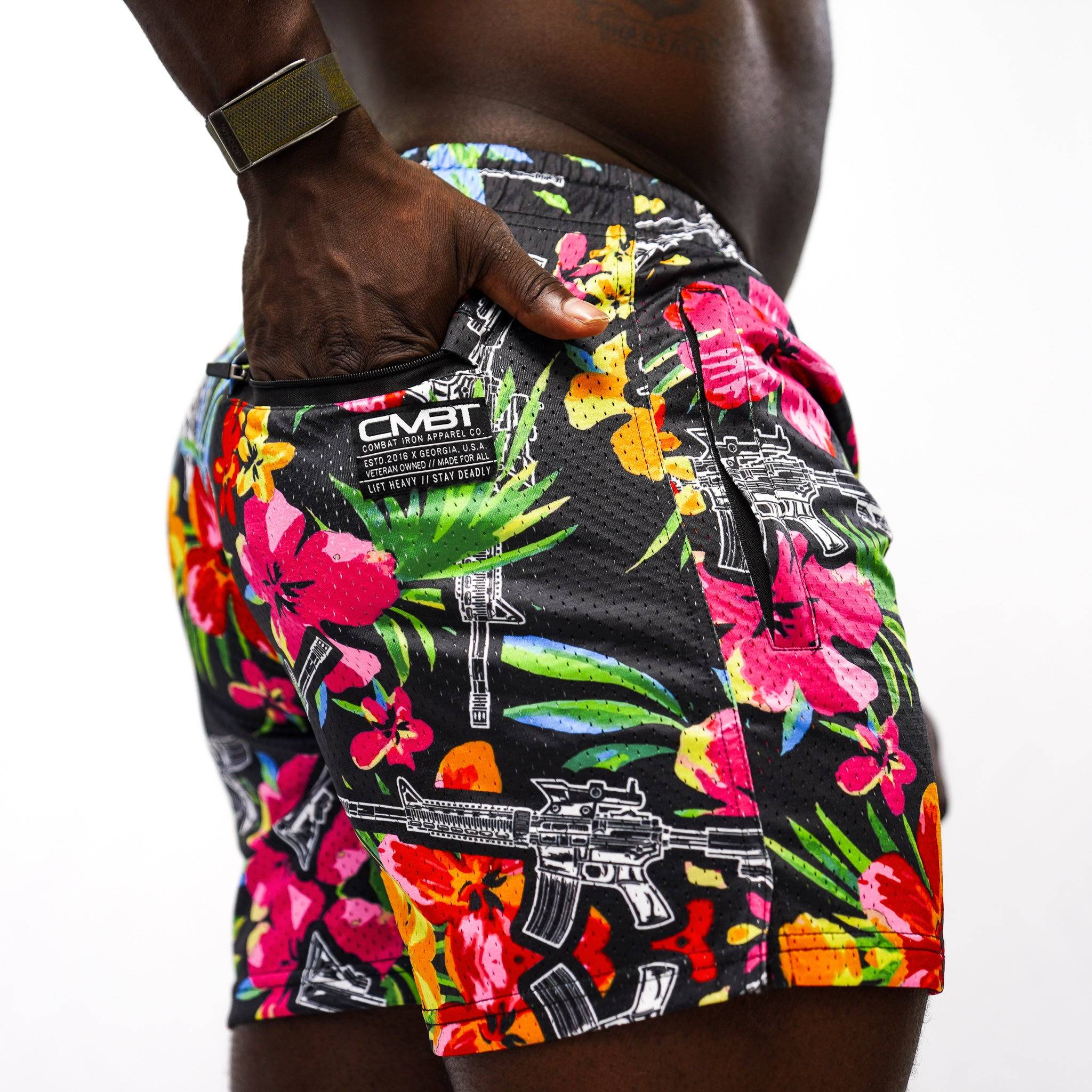 Mid Thigh Mesh Training / Lifestyle Shorts | 5" - Image 53