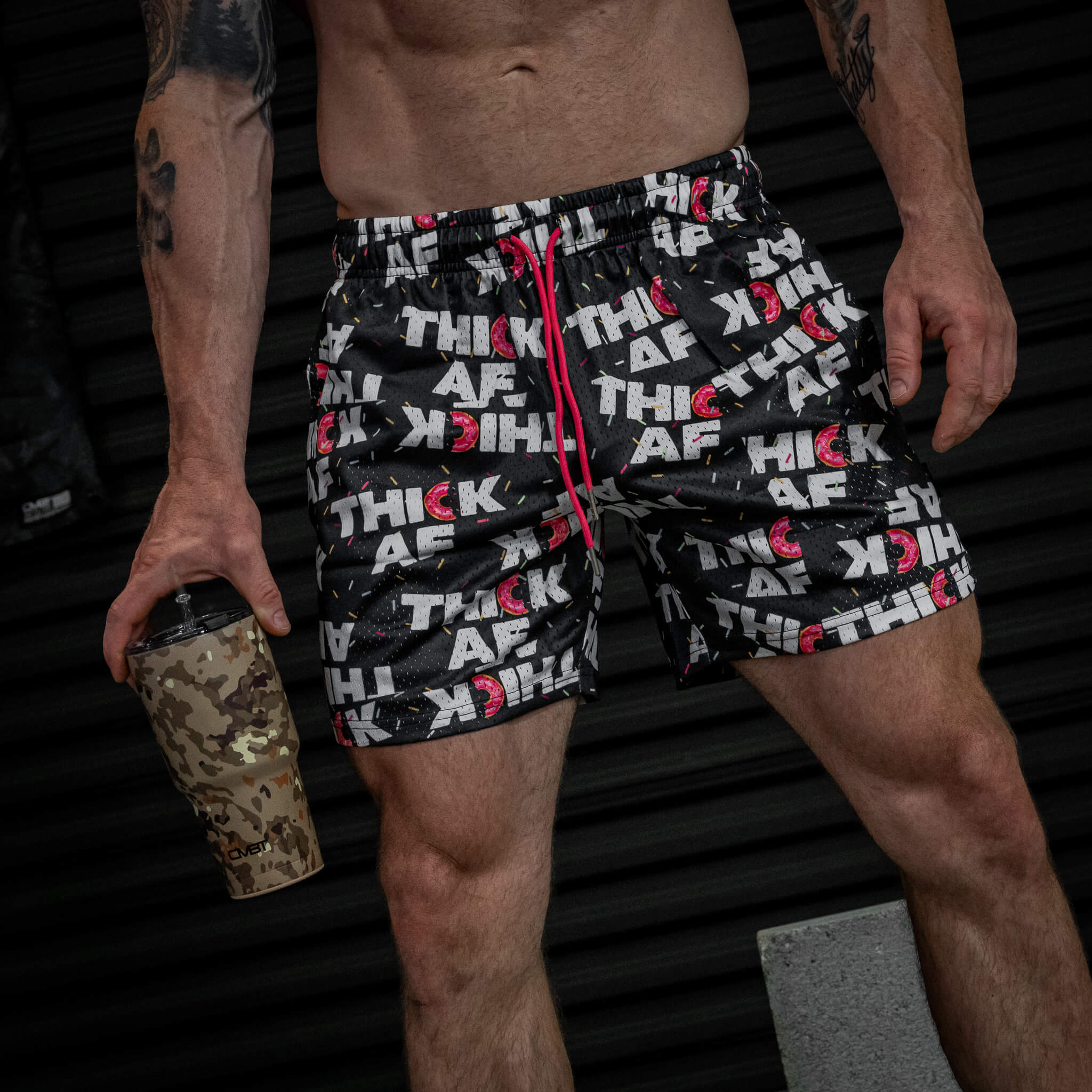 Mid Thigh Mesh Training / Lifestyle Shorts | 5" - Image 60