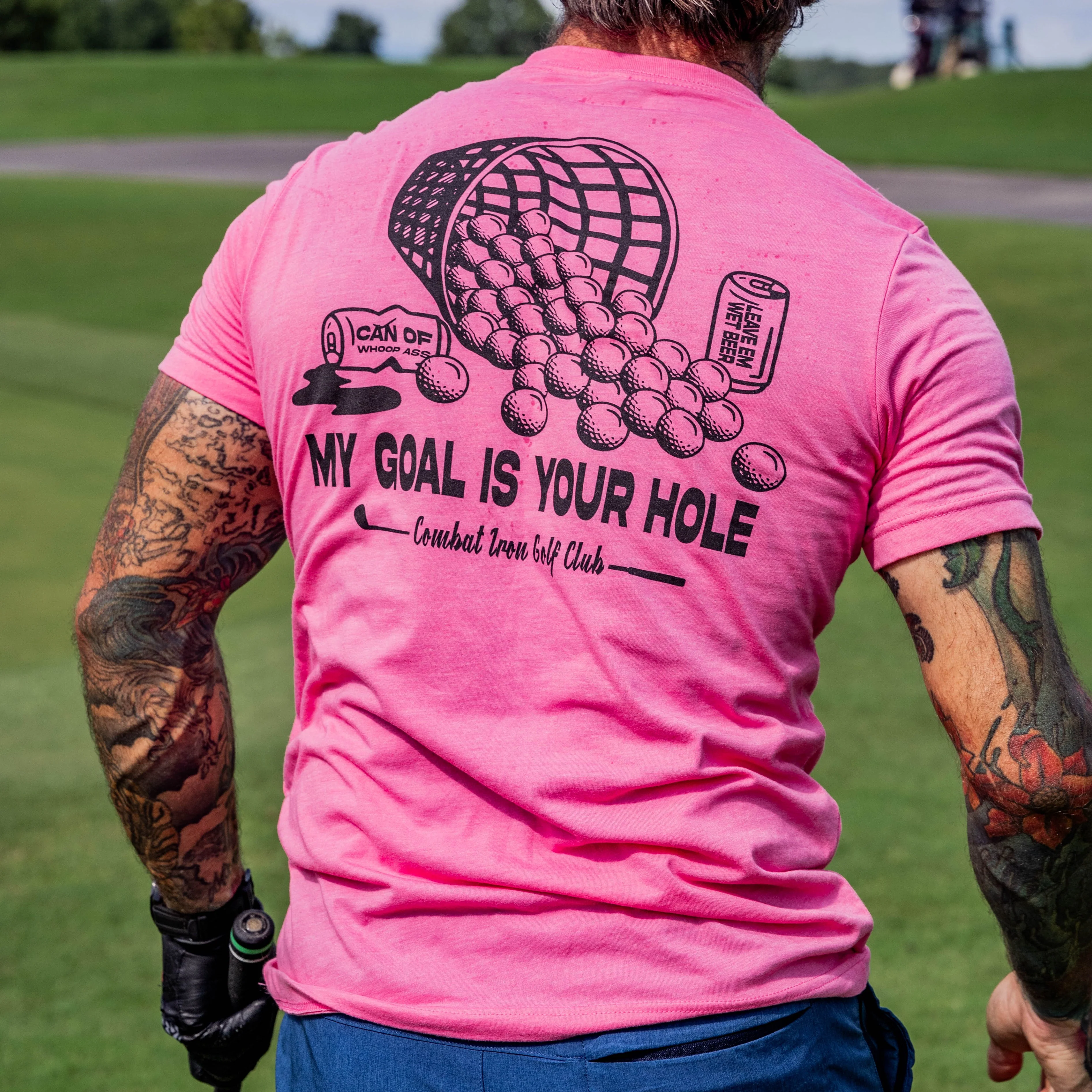 My Goal Is Your Hole Golf Club Men's T-Shirt - Image 11