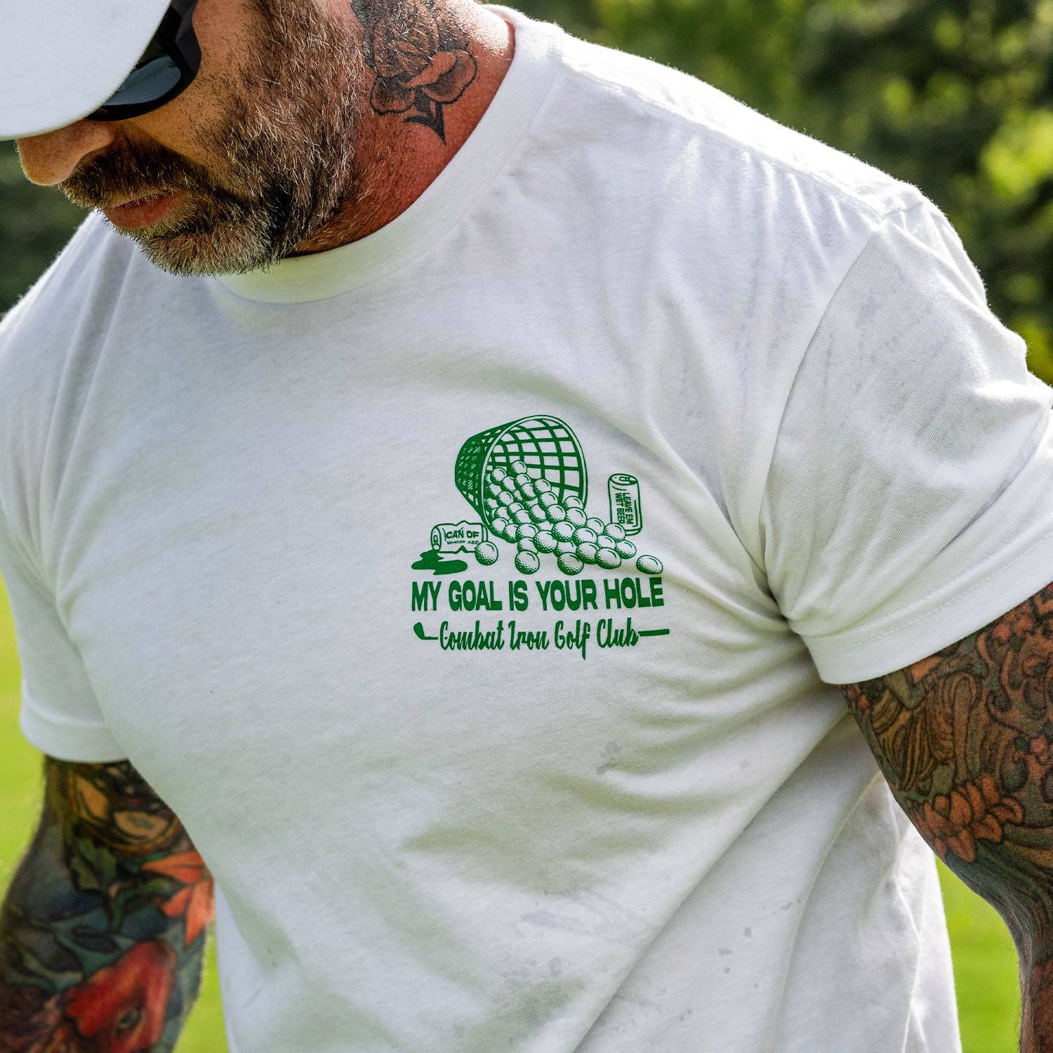 My Goal Is Your Hole Golf Club Men's T-Shirt - Image 8