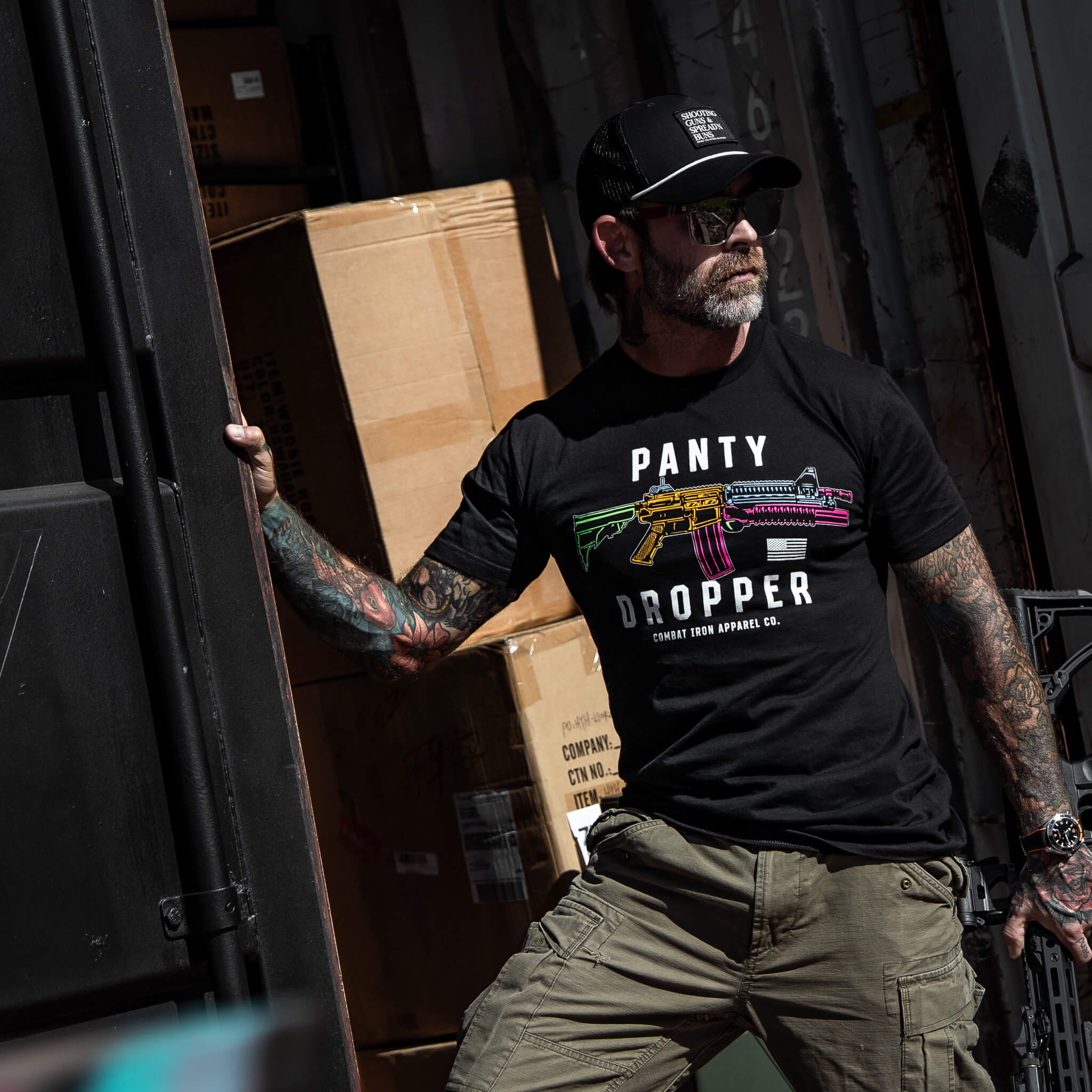 Neon Panty Dropper Men's T-Shirt - Image 4