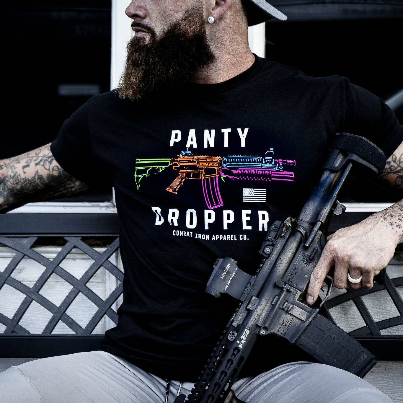 Neon Panty Dropper Men's T-Shirt - Image 6
