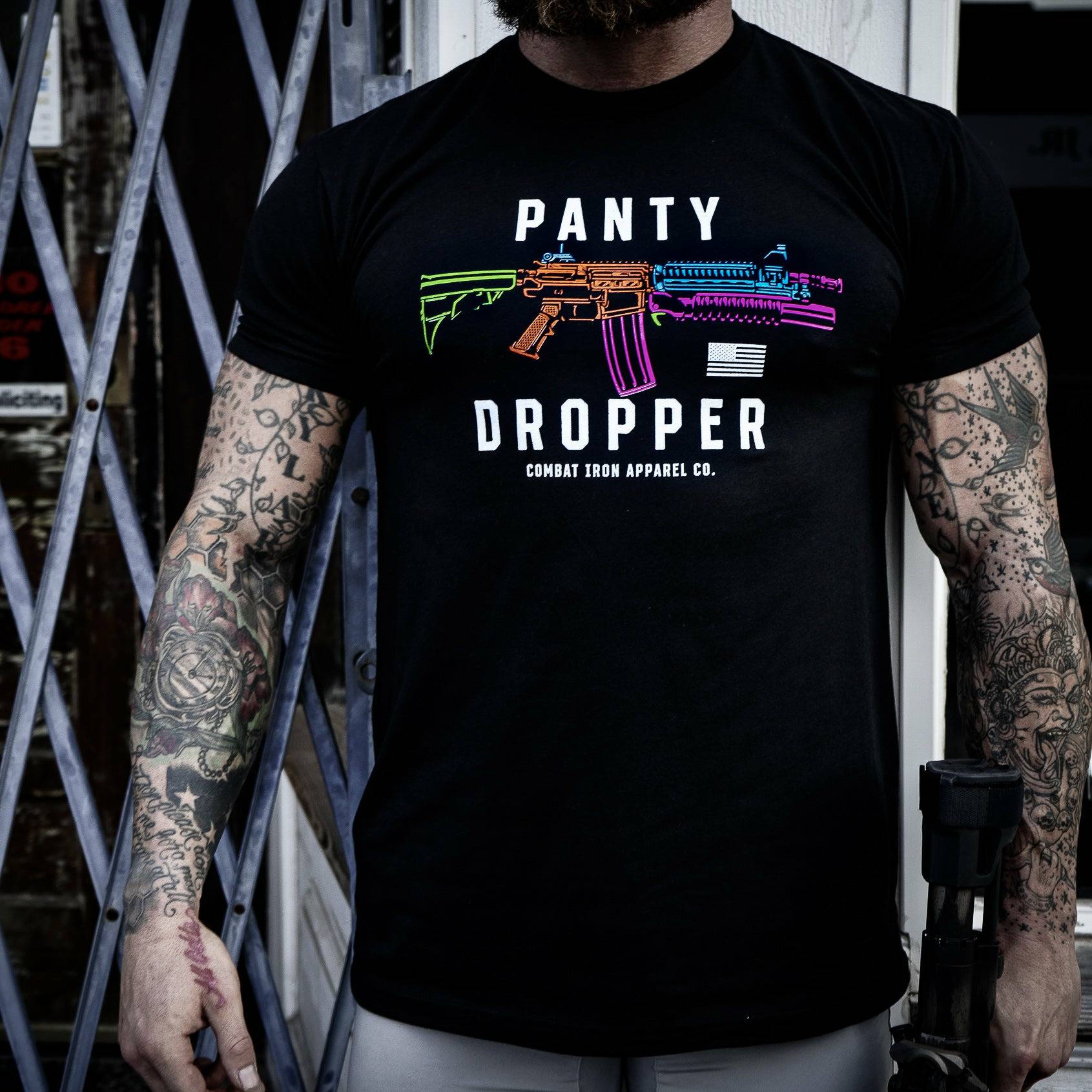 Neon Panty Dropper Men's T-Shirt - Image 7
