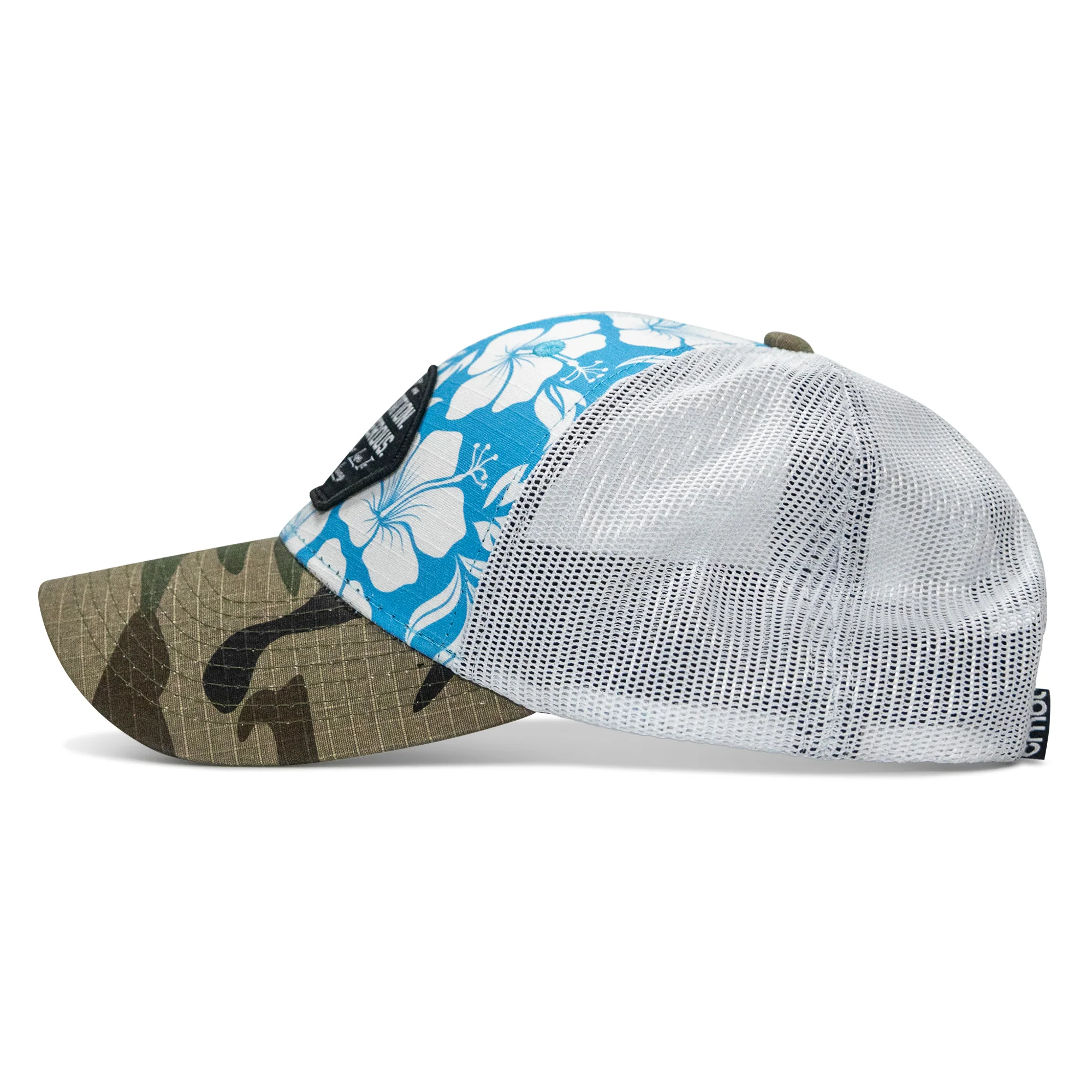 No Hesitation. Live Dangerous Patch Original Ripstop Snapback Hat - Image 10