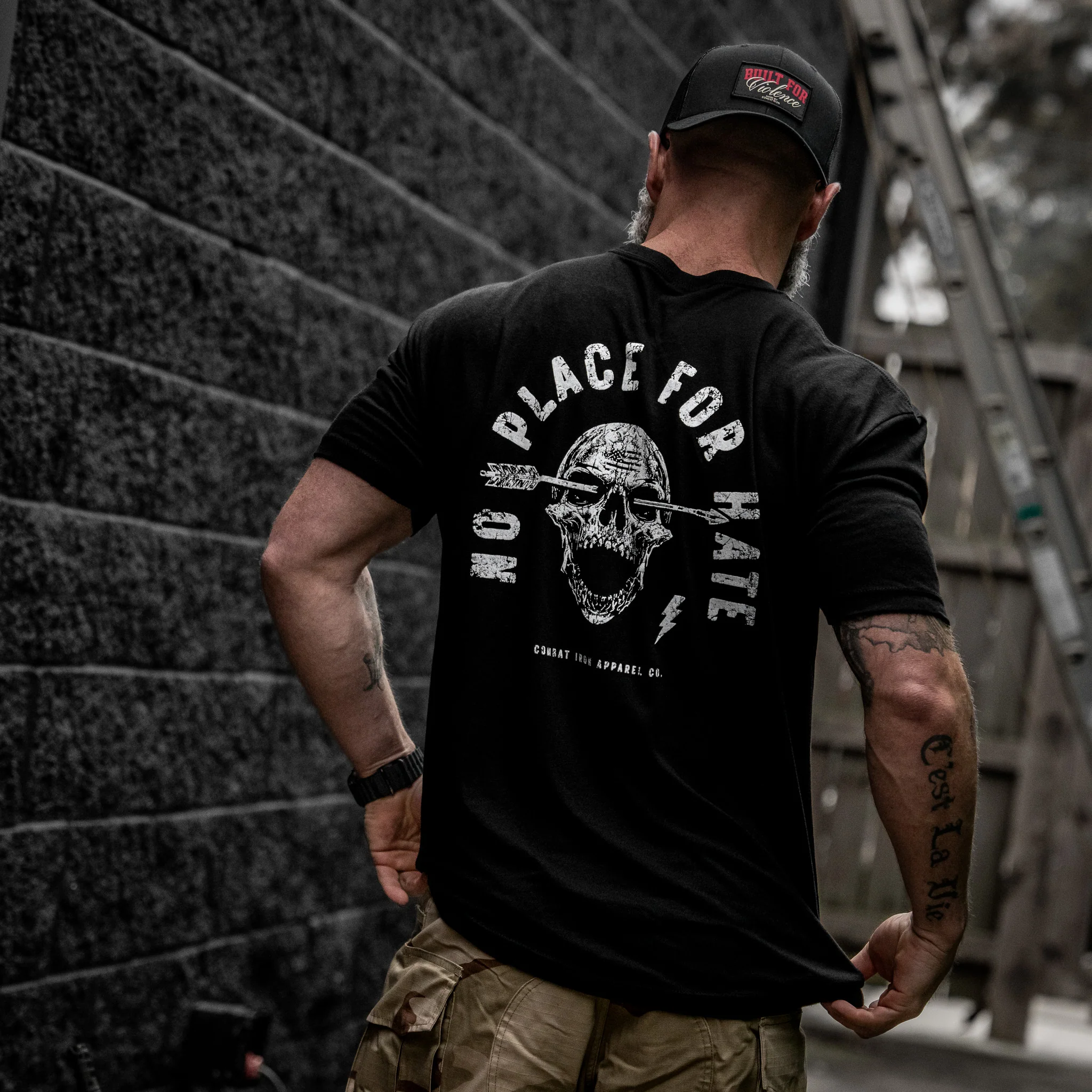 No Place For Hate Men's T-Shirt - Image 2