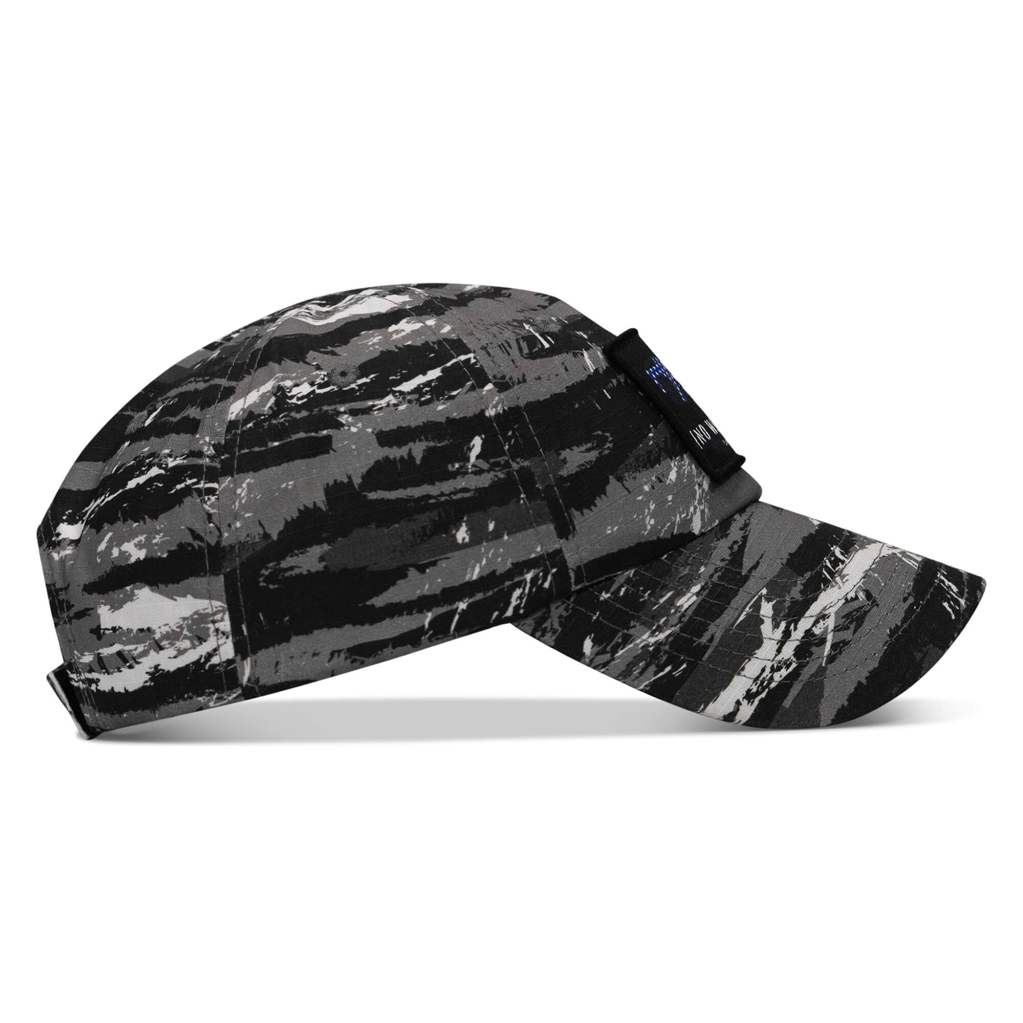 No Weak Shit American Flag Rifle Patch Tactical Ripstop Mesh Snapback Hat - Image 10