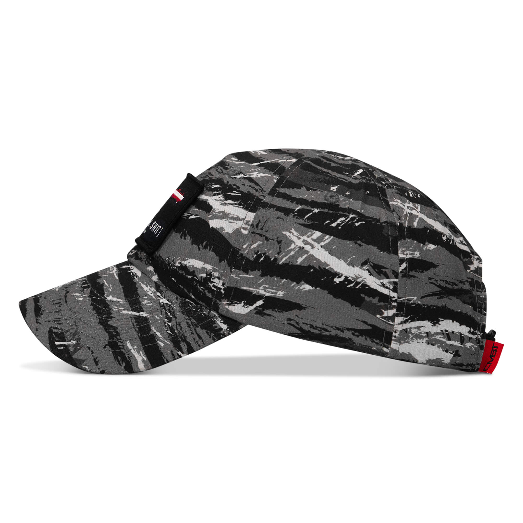 No Weak Shit American Flag Rifle Patch Tactical Ripstop Mesh Snapback Hat - Image 11