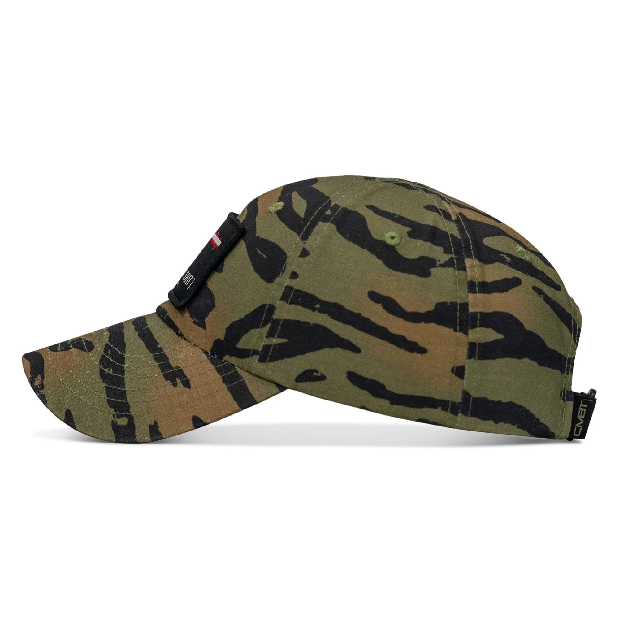 No Weak Shit American Flag Rifle Patch Tactical Ripstop Mesh Snapback Hat - Image 16