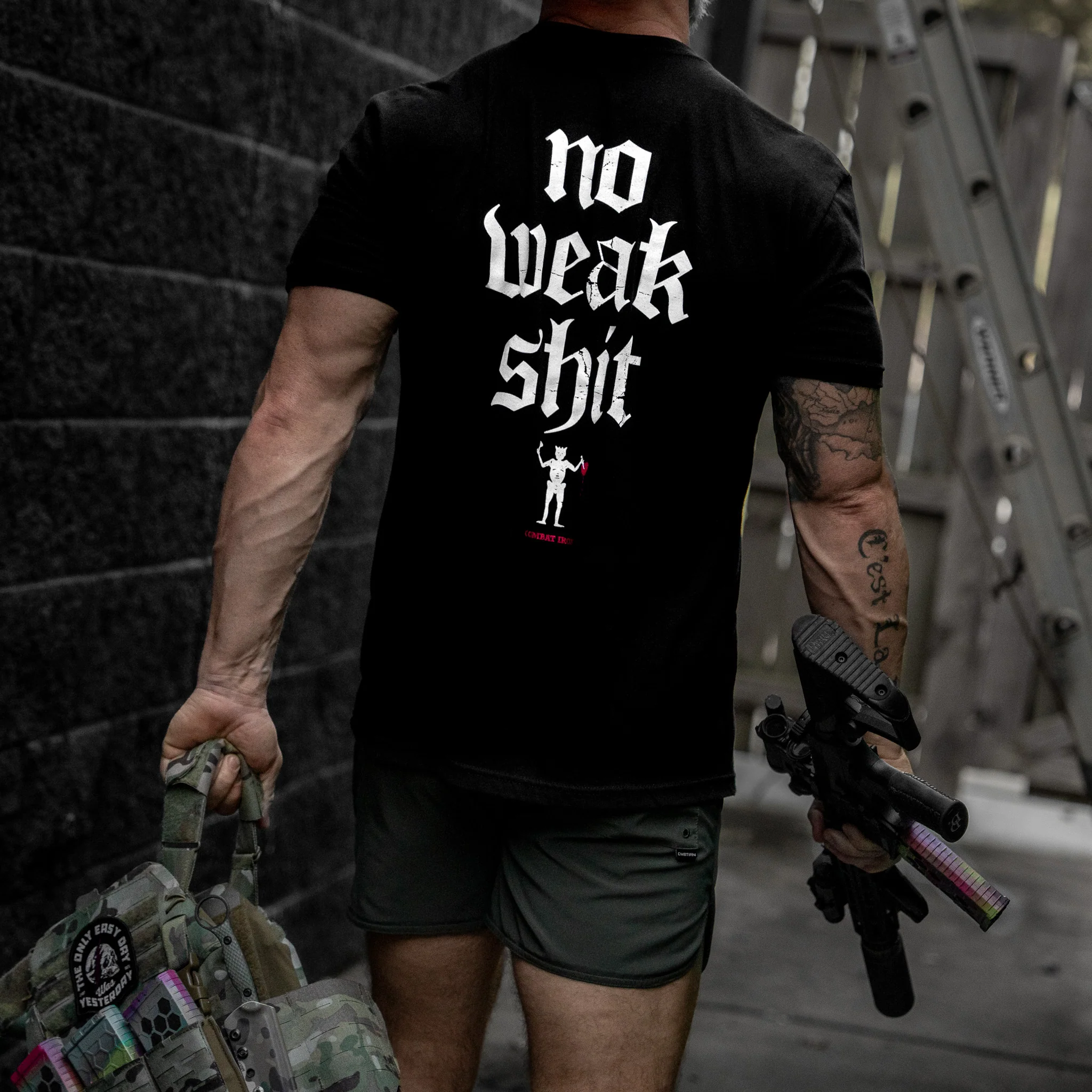 No Weak Shit Men's T-Shirt - Image 4