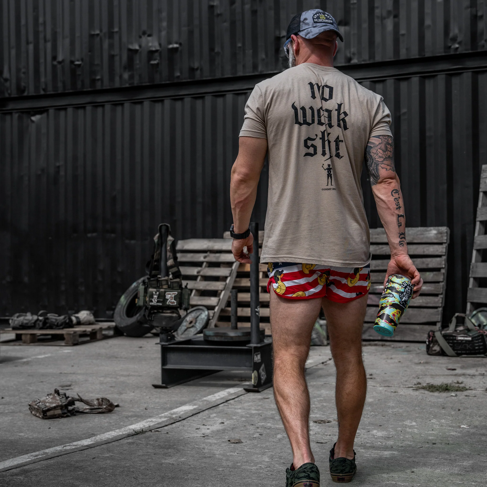 No Weak Shit Men's T-Shirt - Image 9