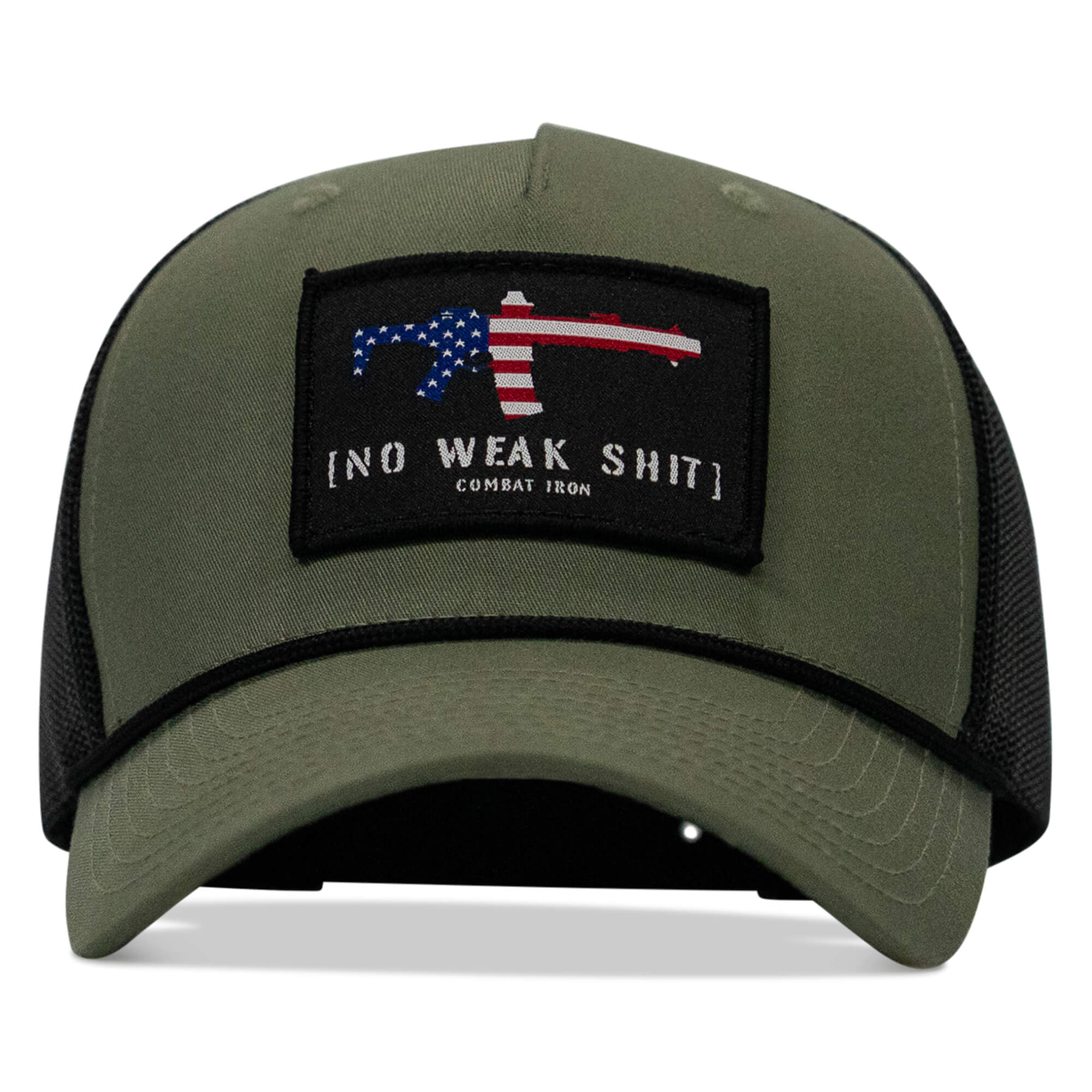 No Weak Shit Patch Rope Snapback Hat - Image 10