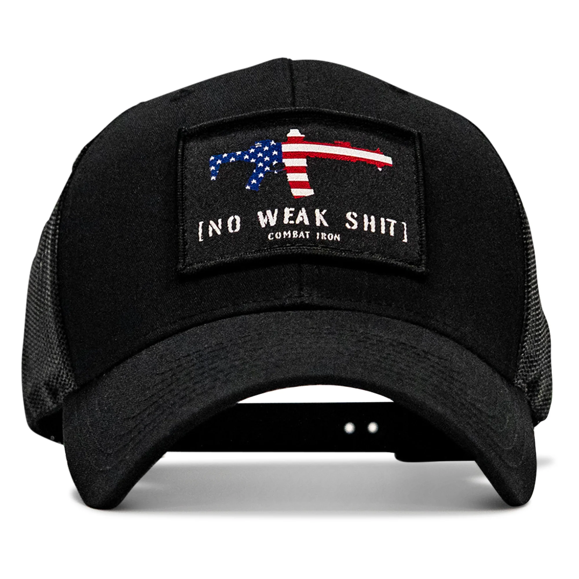 No Weak Shit Patch Snapback Hat - Image 11