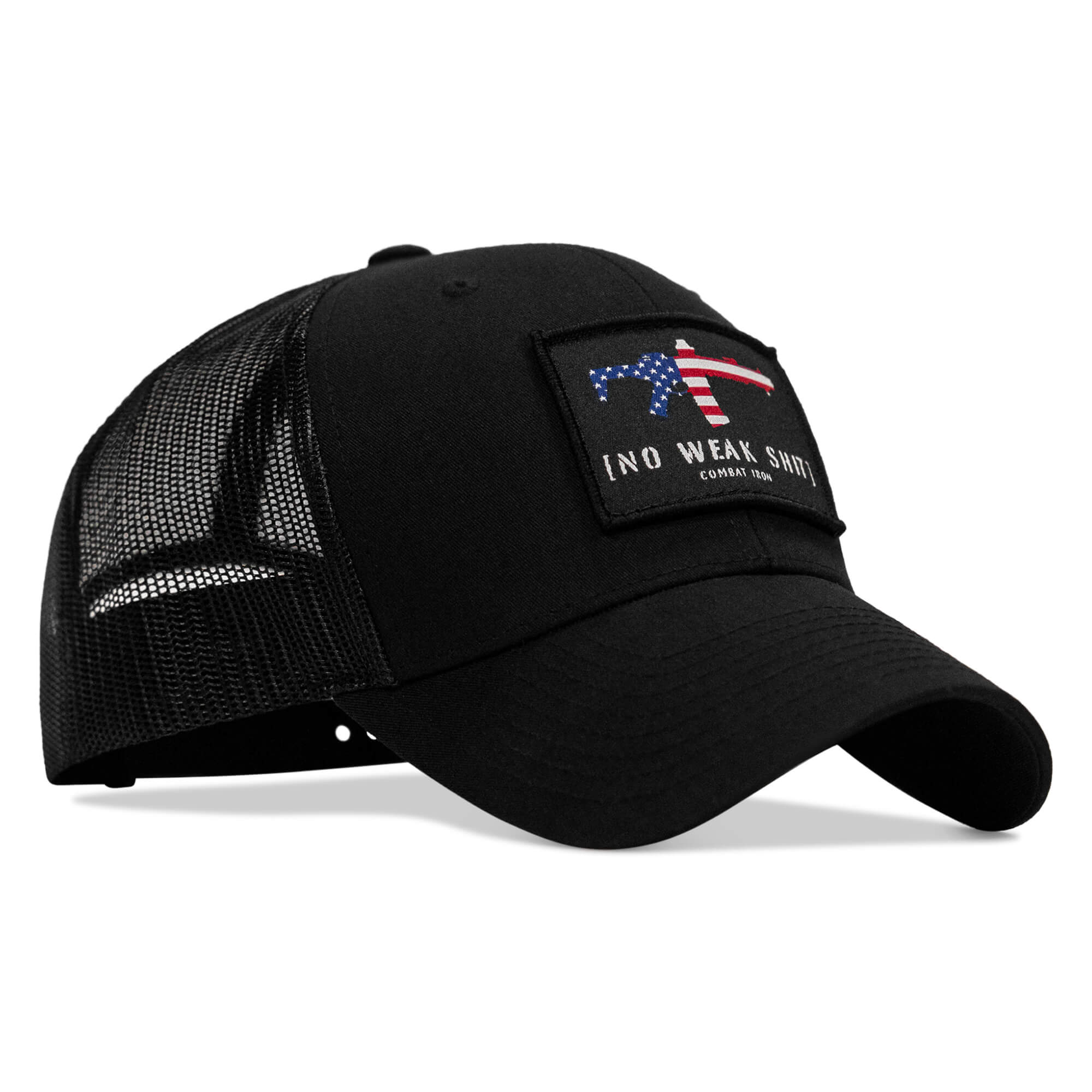 No Weak Shit Patch Snapback Hat - Image 12