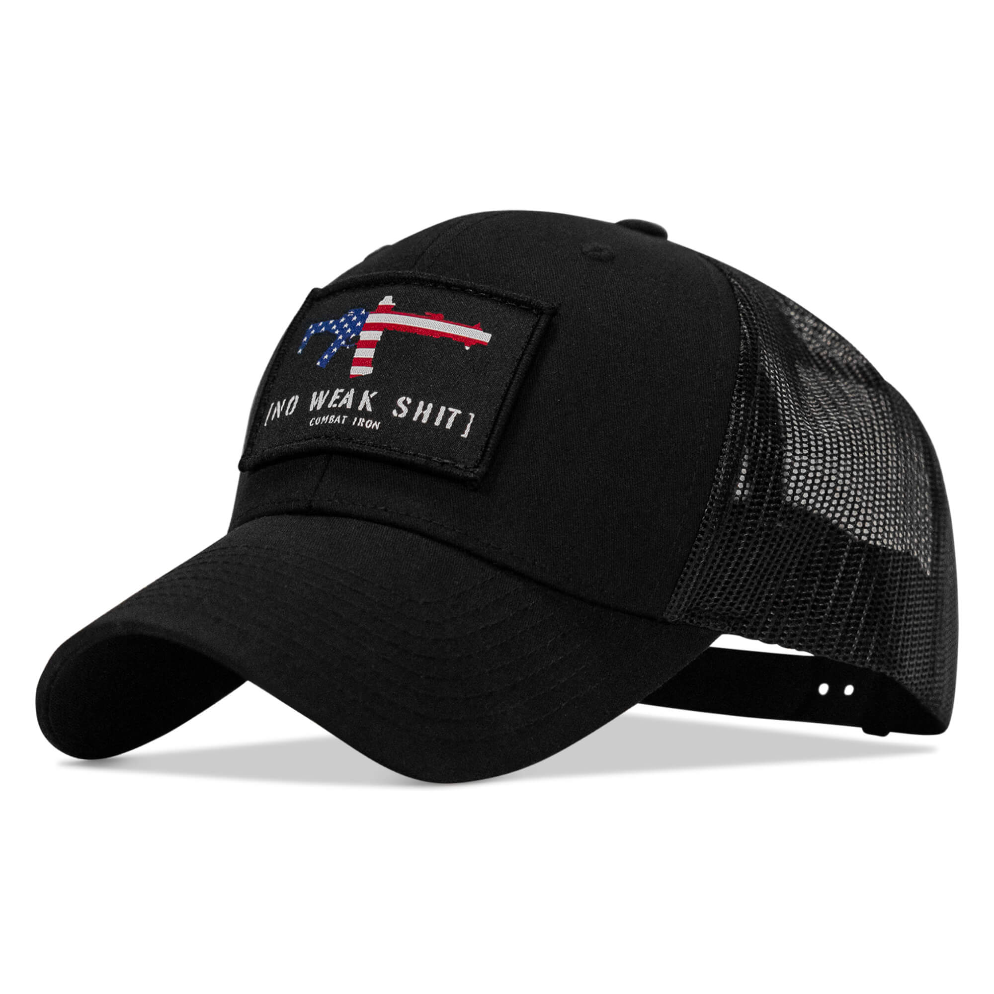No Weak Shit Patch Snapback Hat - Image 13