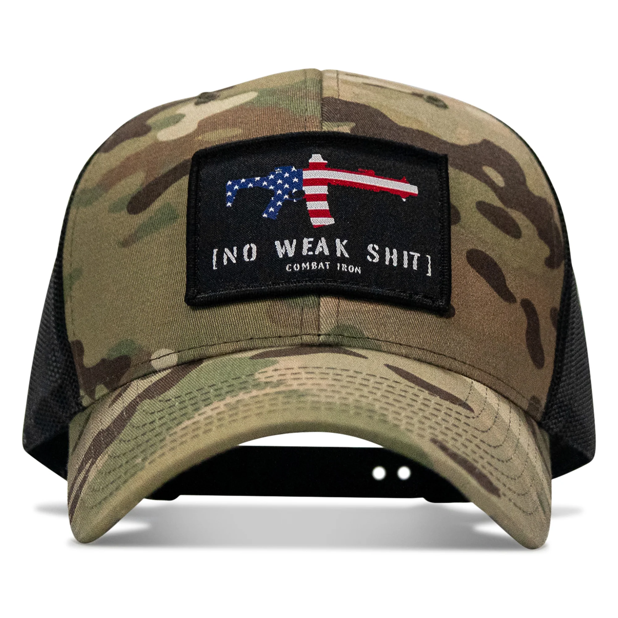 No Weak Shit Patch Snapback Hat - Image 22