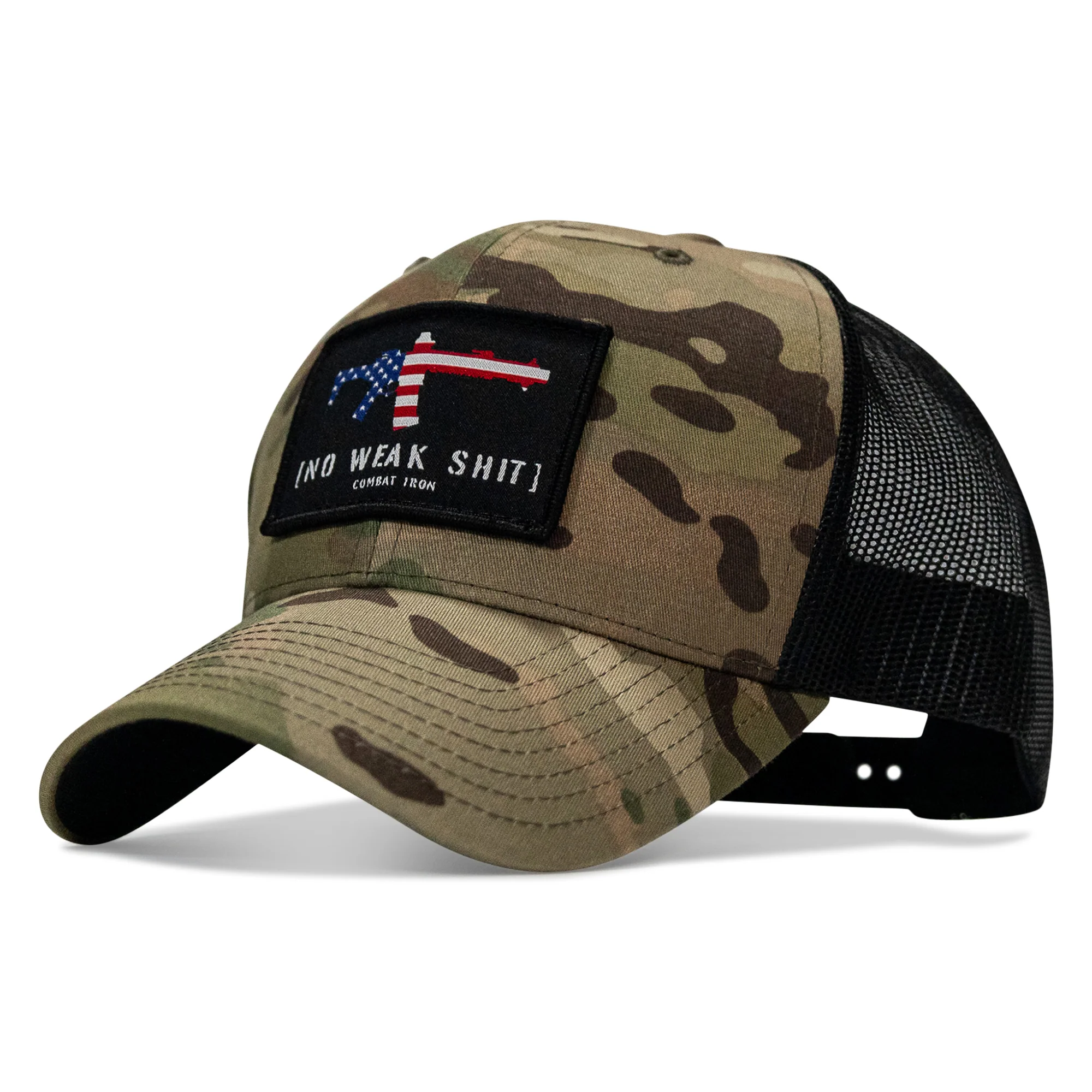 No Weak Shit Patch Snapback Hat - Image 23
