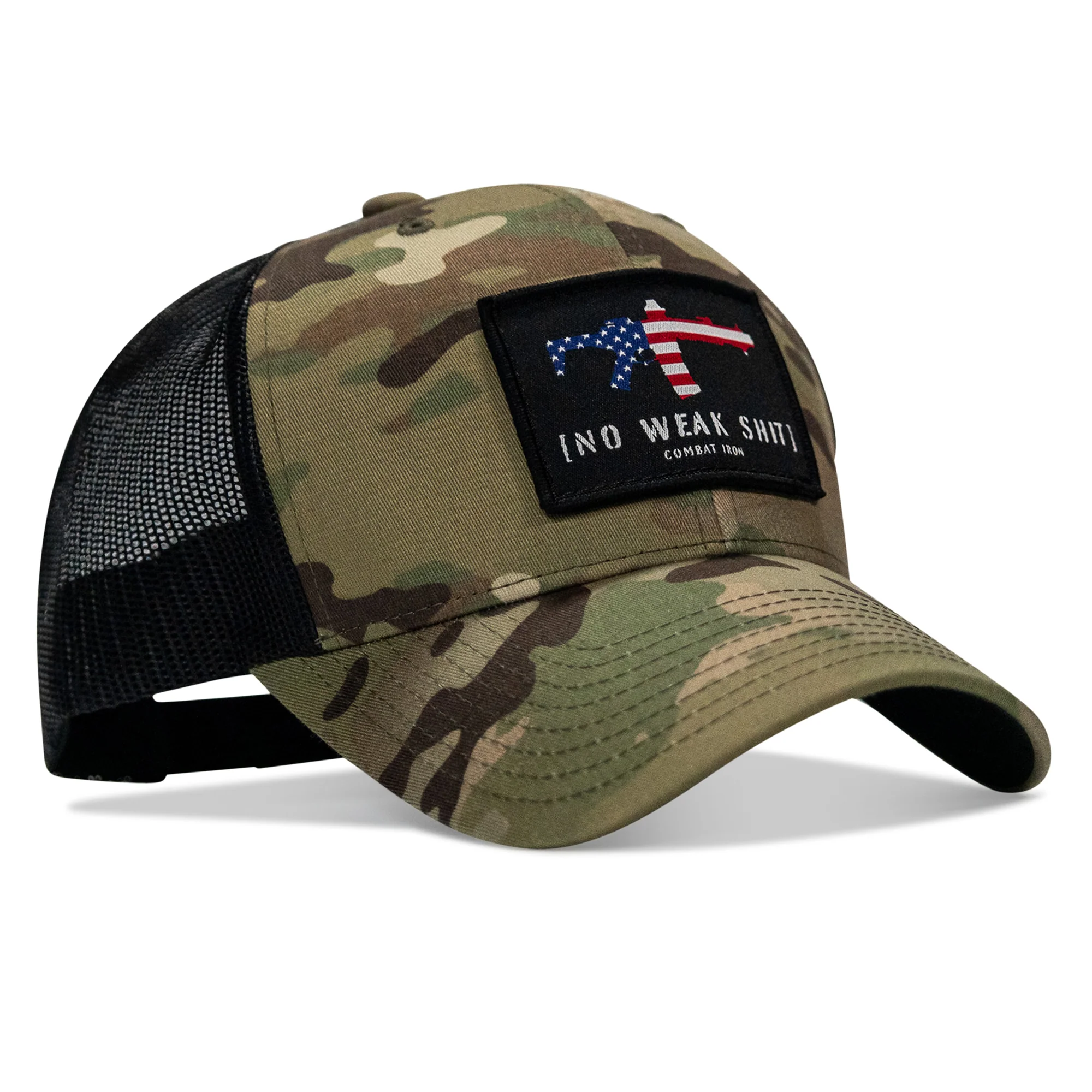 No Weak Shit Patch Snapback Hat - Image 24