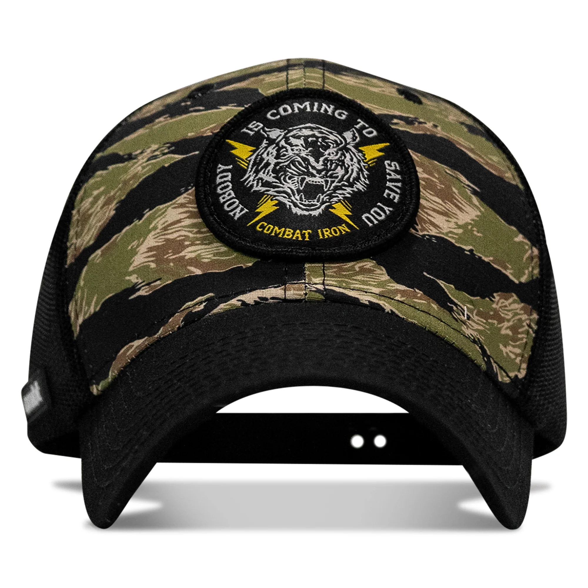 Nobody Is Coming To Save You Patch Original Ripstop Snapback Hat - Image 2