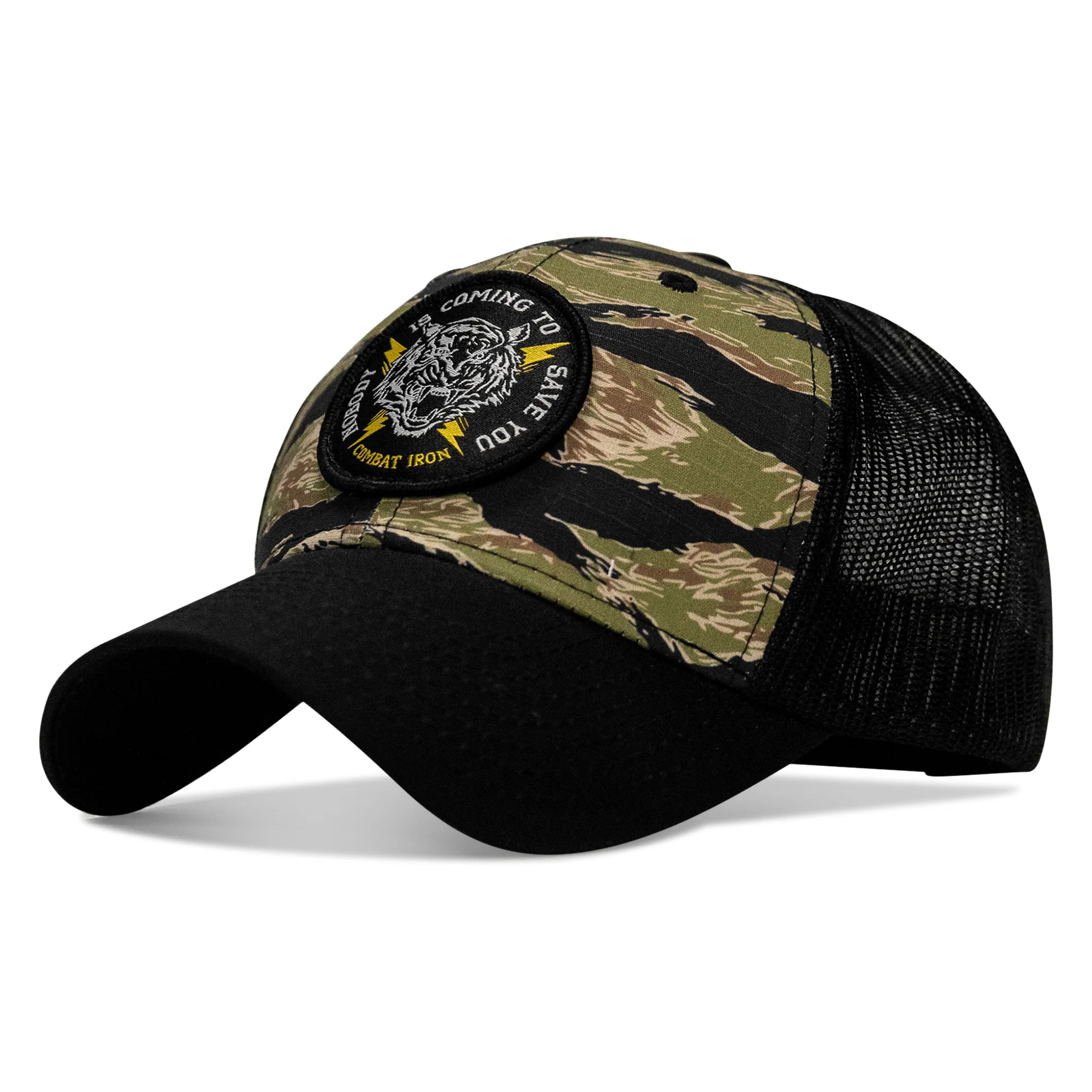 Nobody Is Coming To Save You Patch Original Ripstop Snapback Hat - Image 3